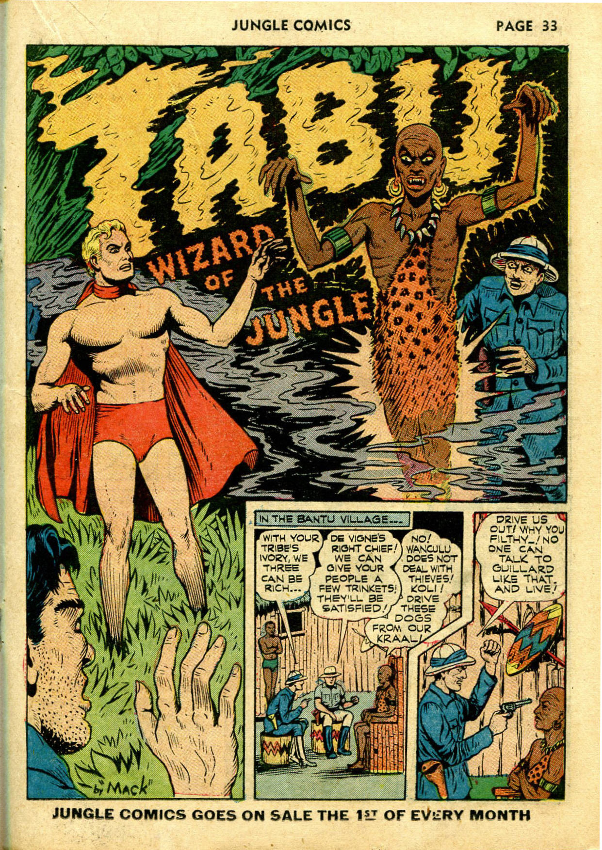 Read online Jungle Comics comic -  Issue #28 - 36