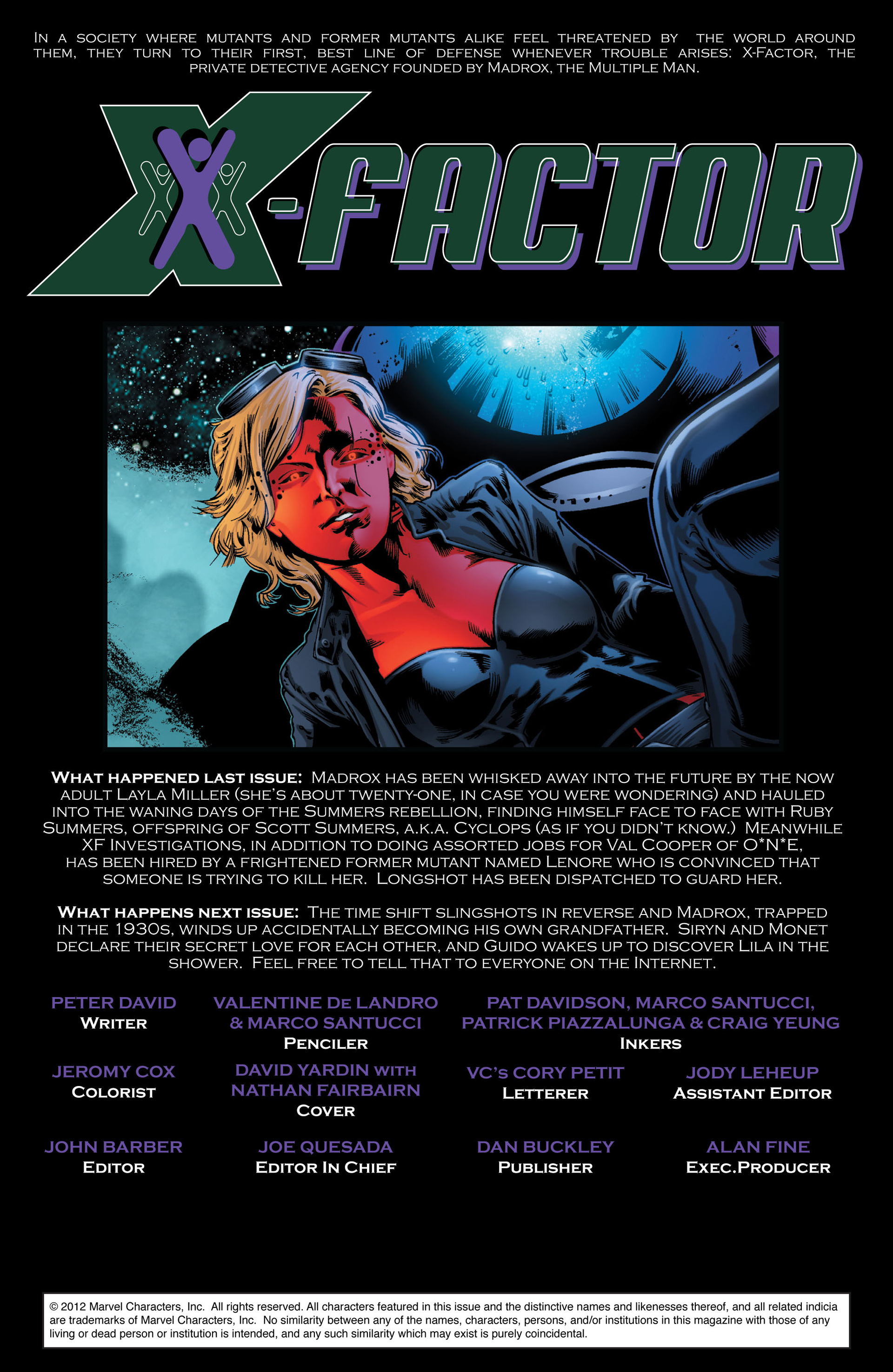 Read online X-Factor (2006) comic -  Issue #42 - 2