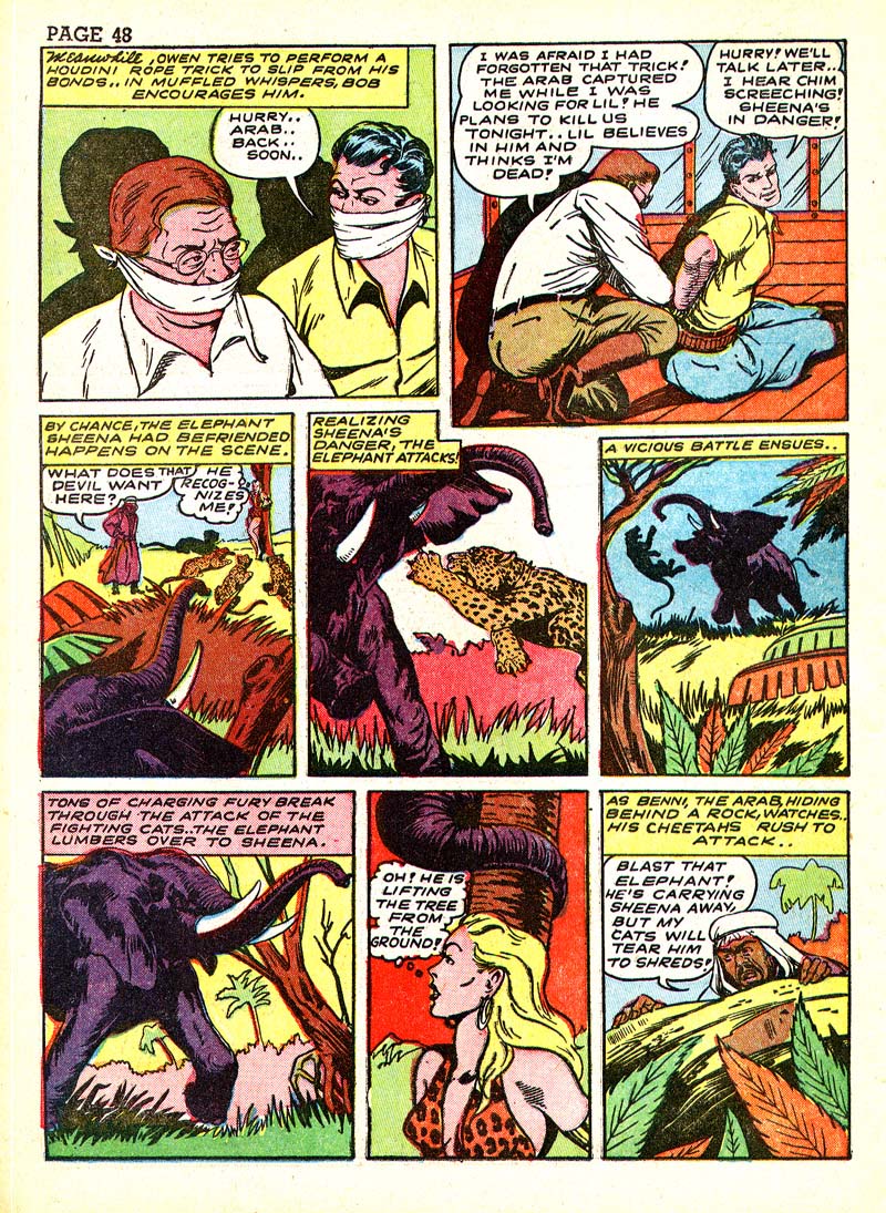 Read online Sheena, Queen of the Jungle (1942) comic -  Issue #3 - 51