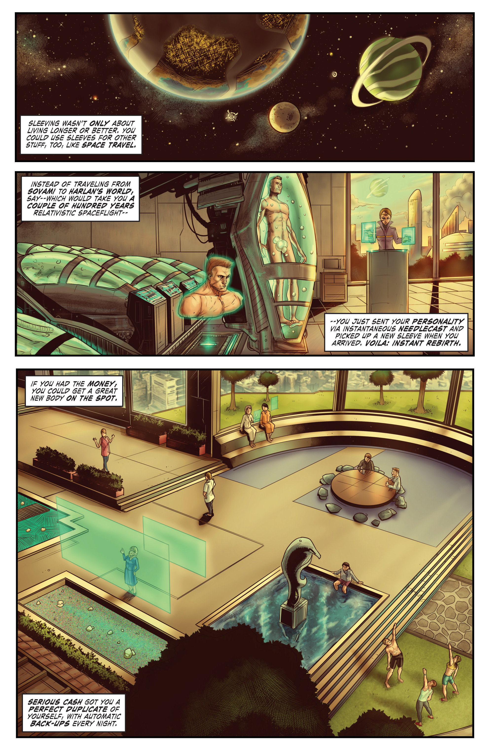 Read online Altered Carbon: Download Blues comic -  Issue # TPB - 33