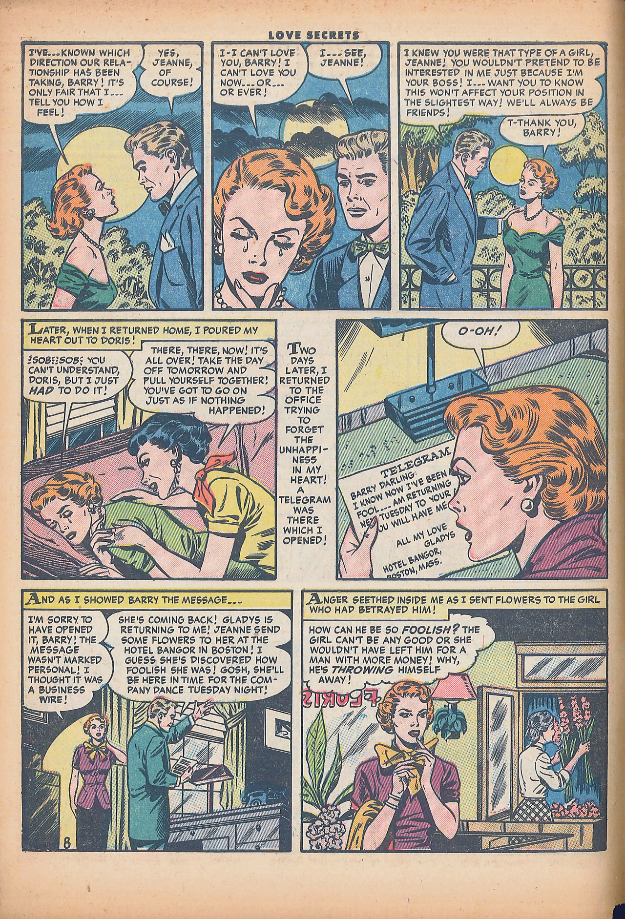 Read online Love Secrets (1953) comic -  Issue #42 - 10