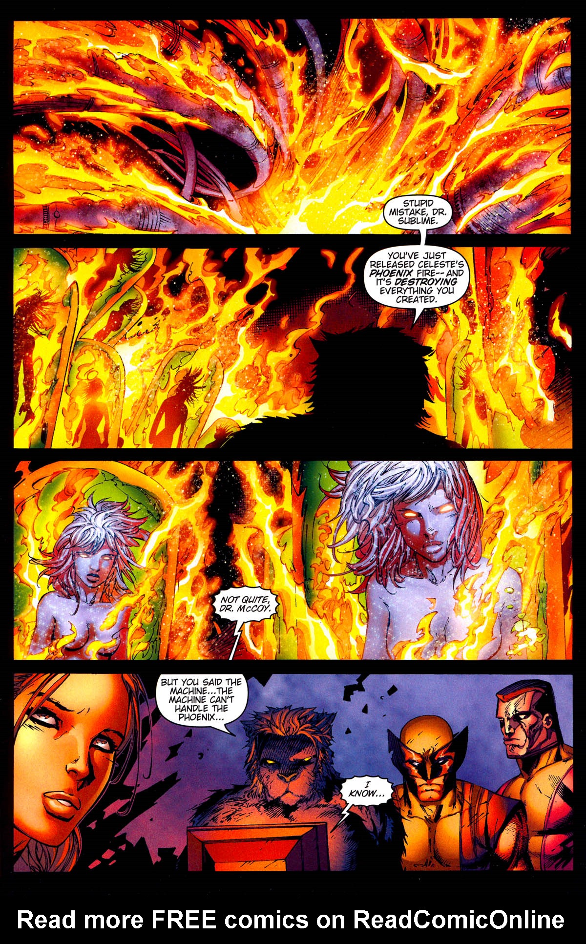 Read online X-Men: Phoenix - Warsong comic -  Issue #4 - 44