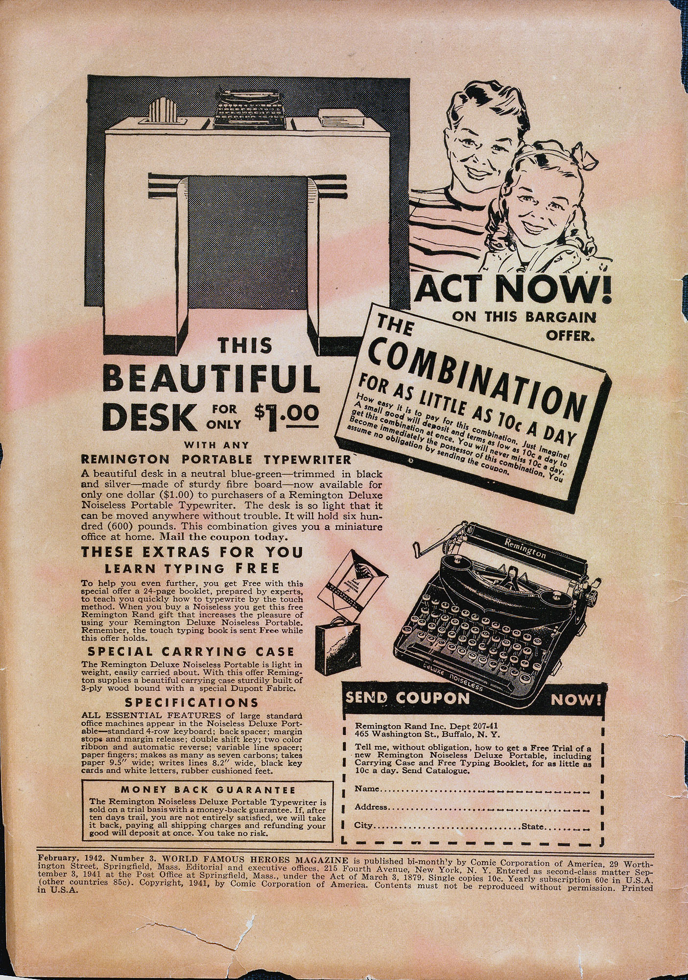 Read online World Famous Heroes Magazine comic -  Issue #3 - 2
