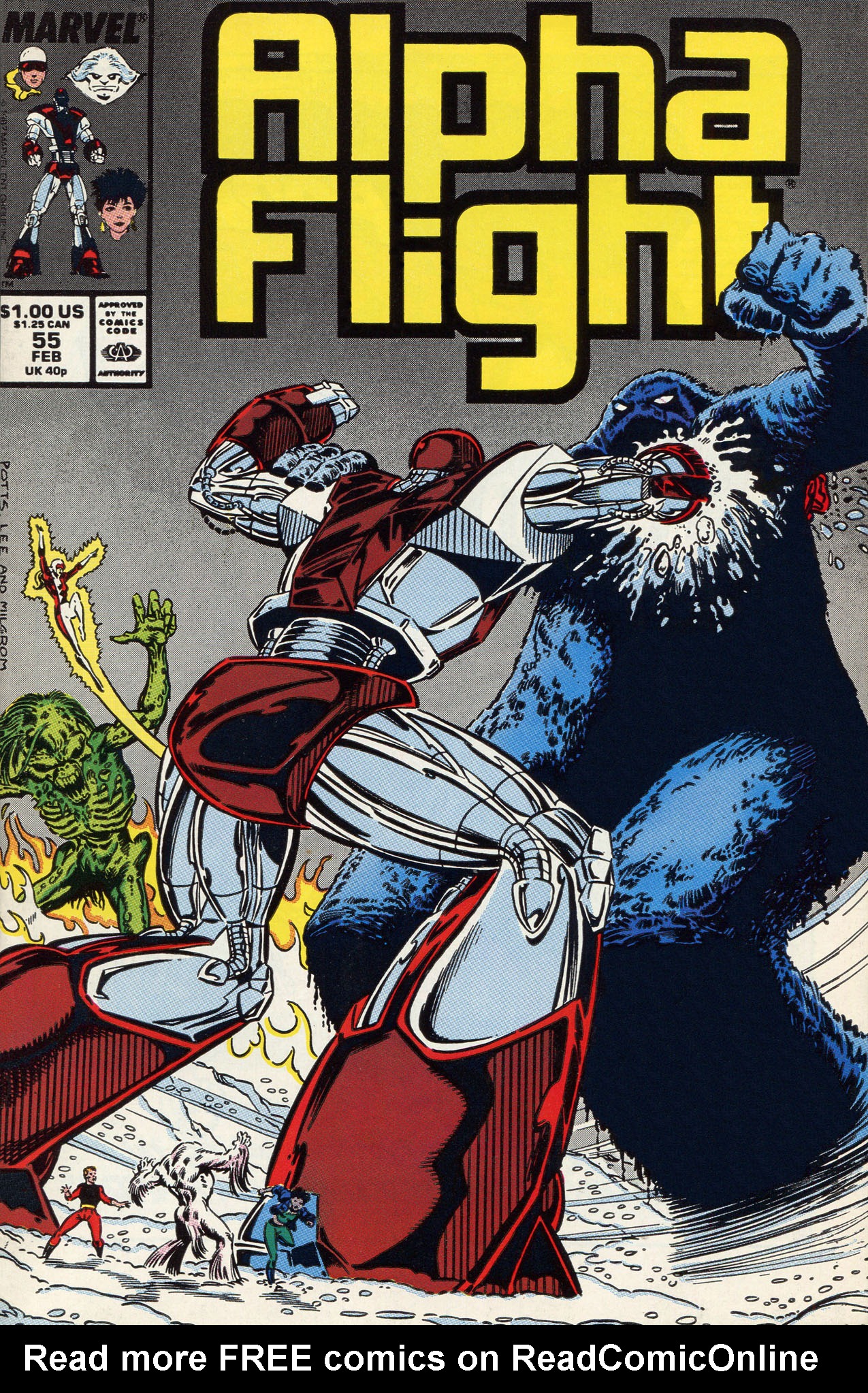 Read online Alpha Flight (1983) comic -  Issue #55 - 1