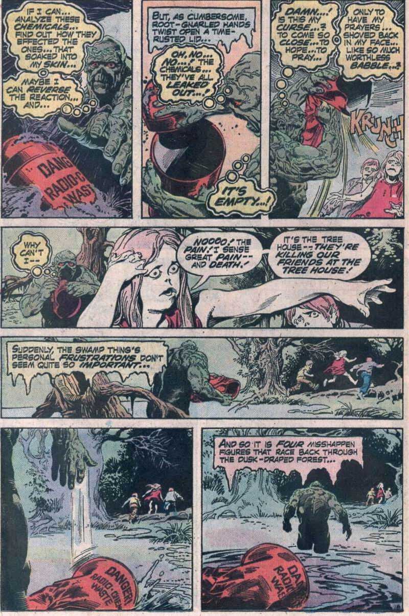 Read online Swamp Thing (1972) comic -  Issue #14 - 17