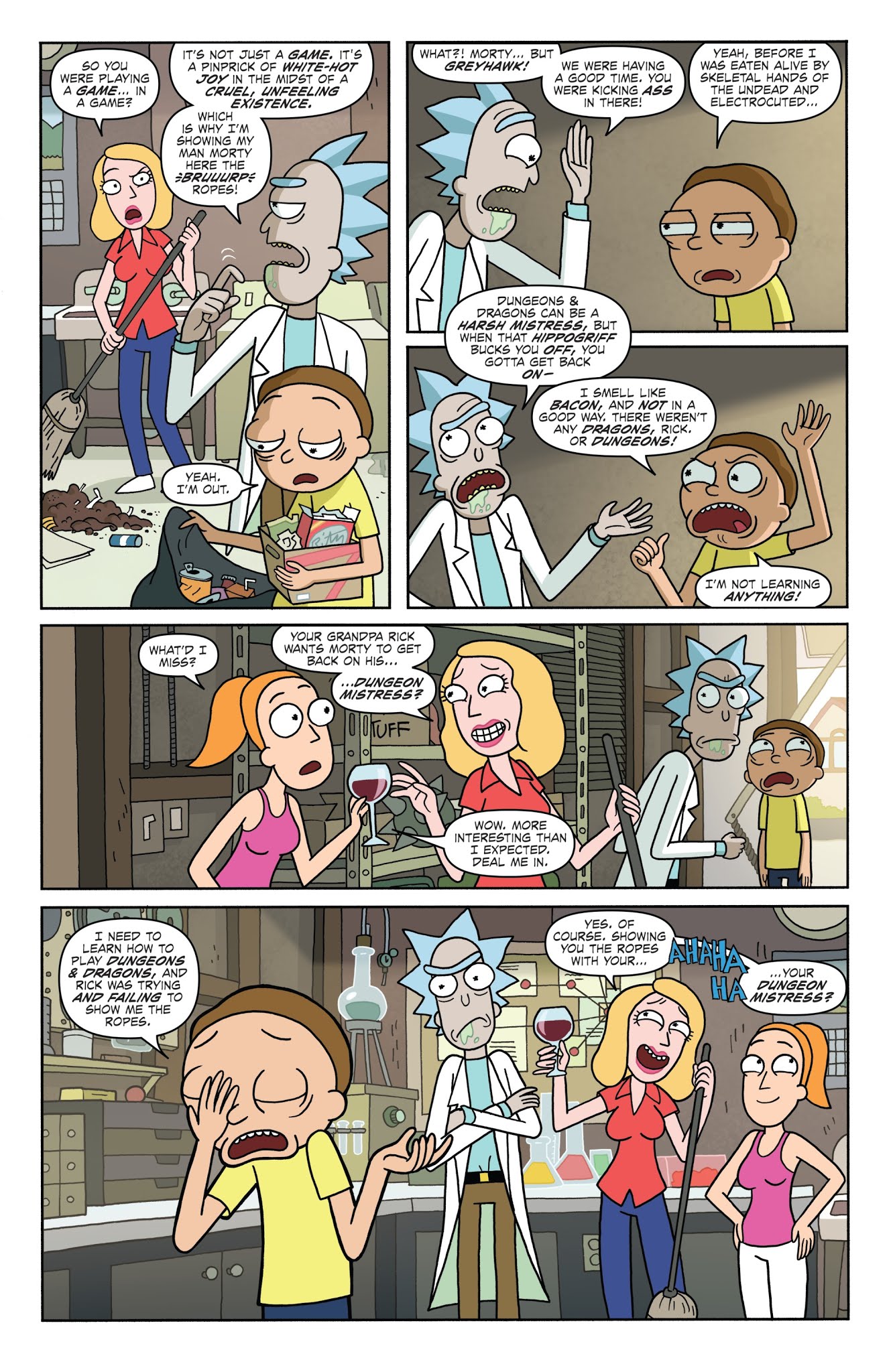 Read online Rick and Morty vs Dungeons & Dragons comic -  Issue #2 - 8