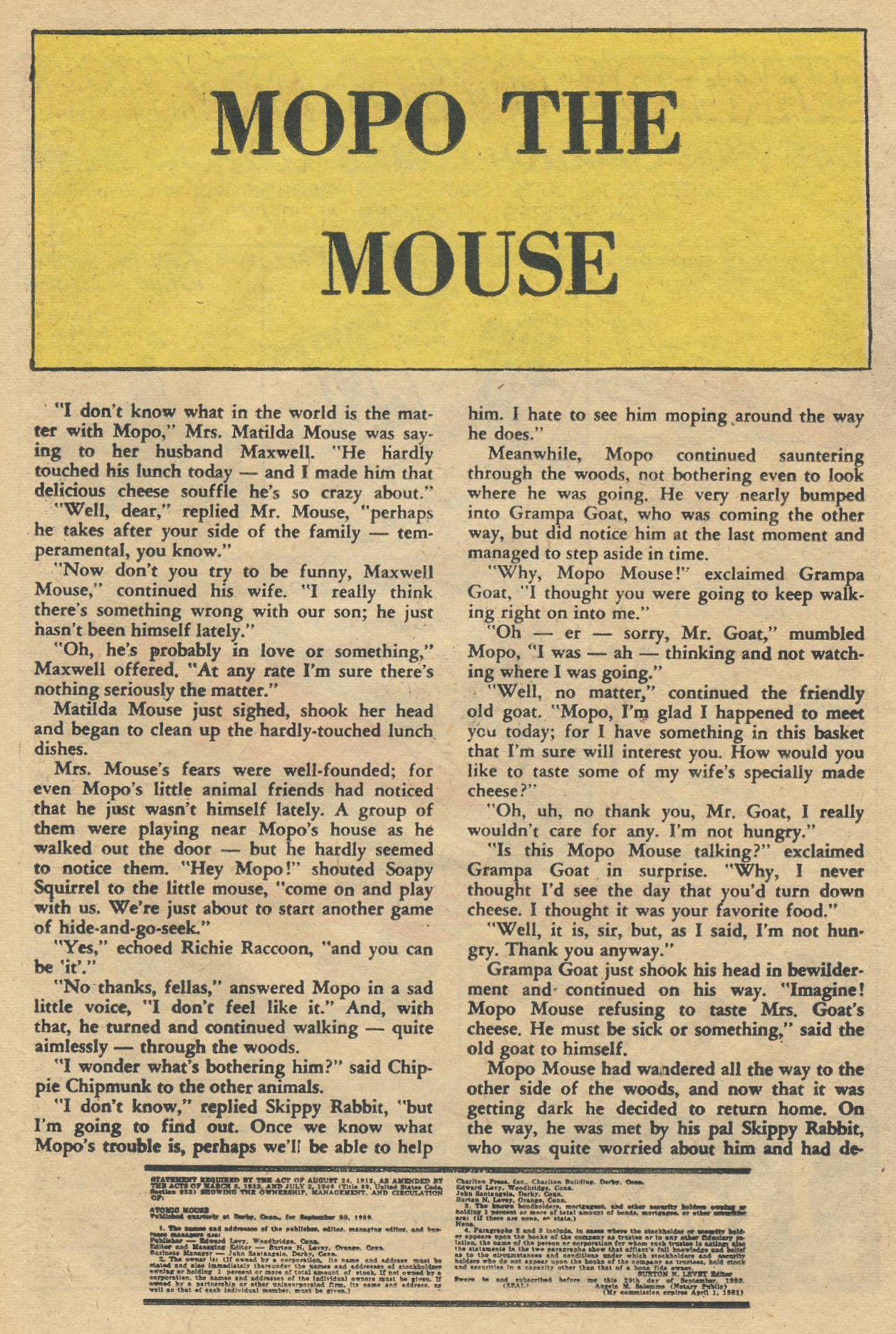 Read online Atomic Mouse comic -  Issue #36 - 18