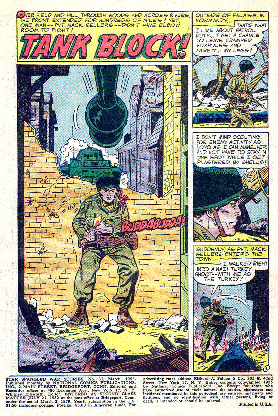 Read online Star Spangled War Stories (1952) comic -  Issue #31 - 3