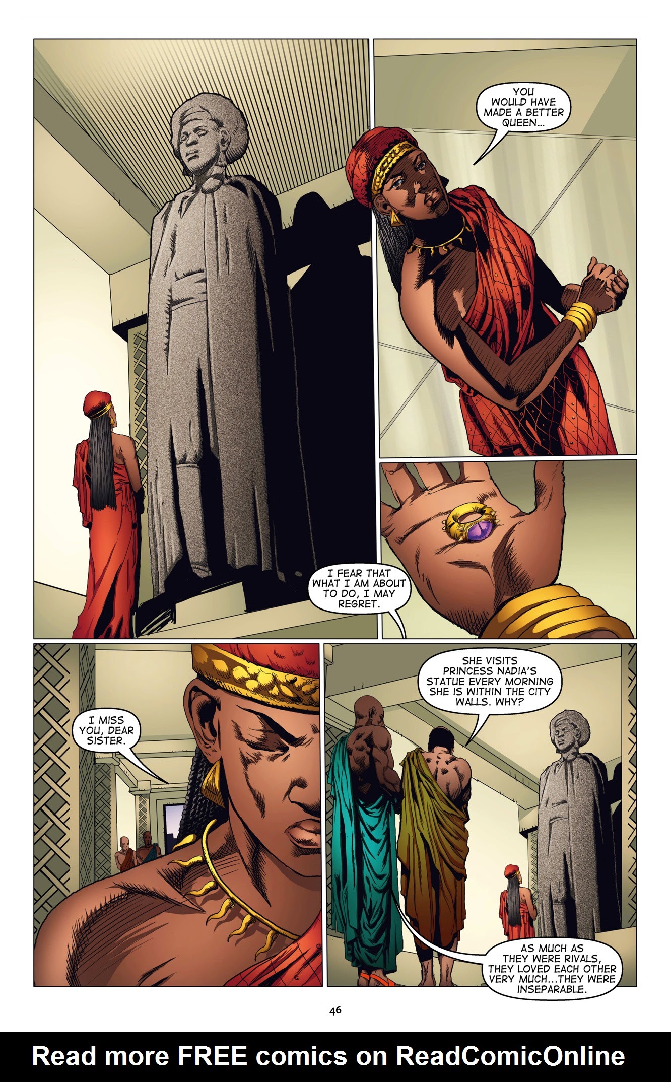 Read online Malika: Warrior Queen comic -  Issue # TPB 1 (Part 1) - 48