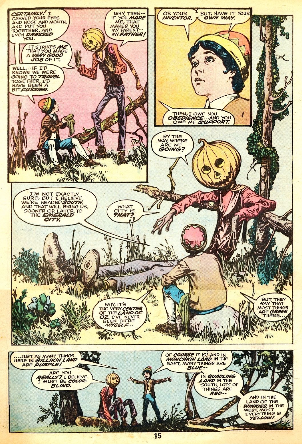 Read online Marvel Treasury of Oz featuring the Marvelous Land of Oz comic -  Issue # Full - 14