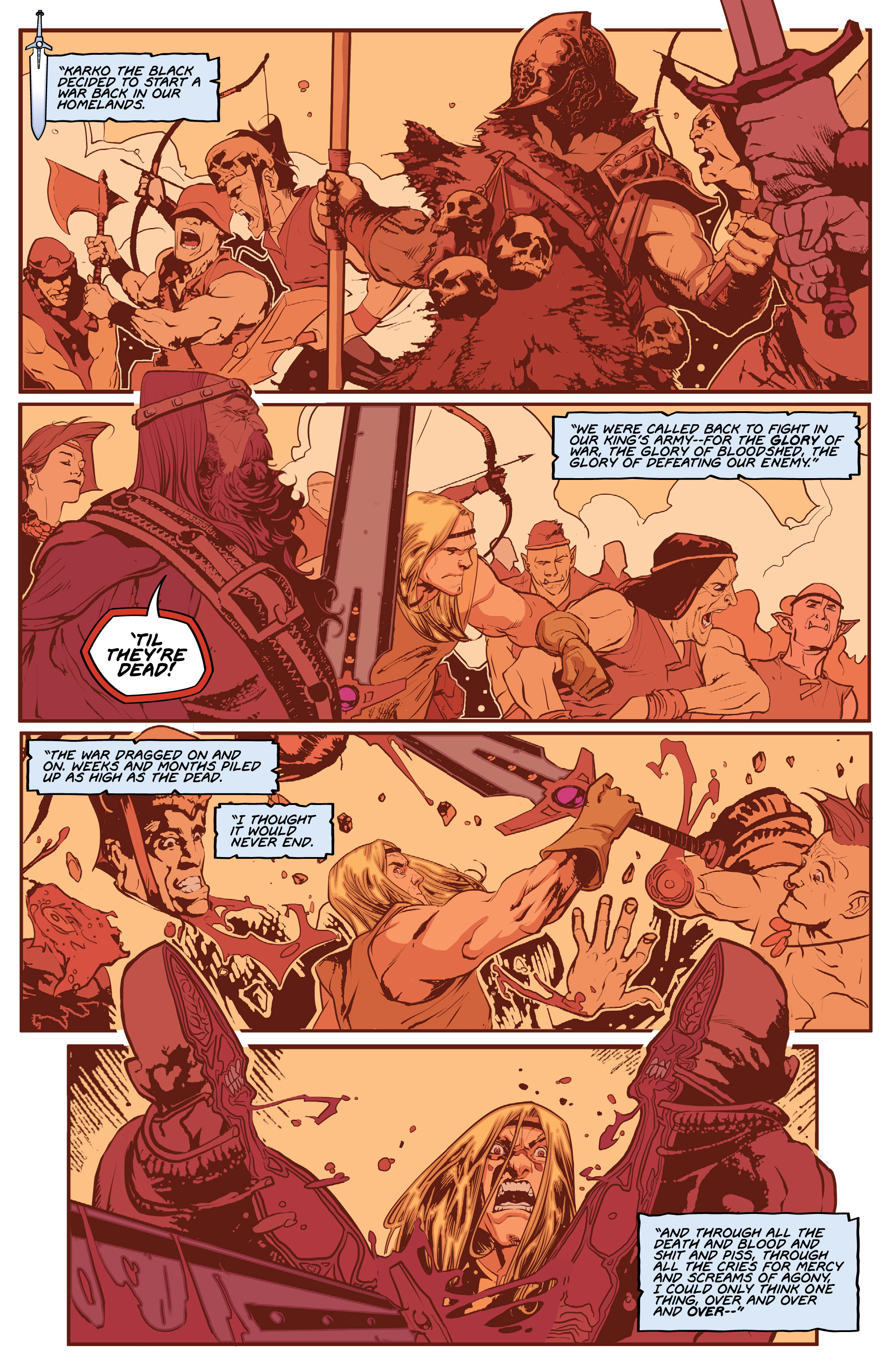 Read online Barbaric: Axe to Grind comic -  Issue #2 - 16