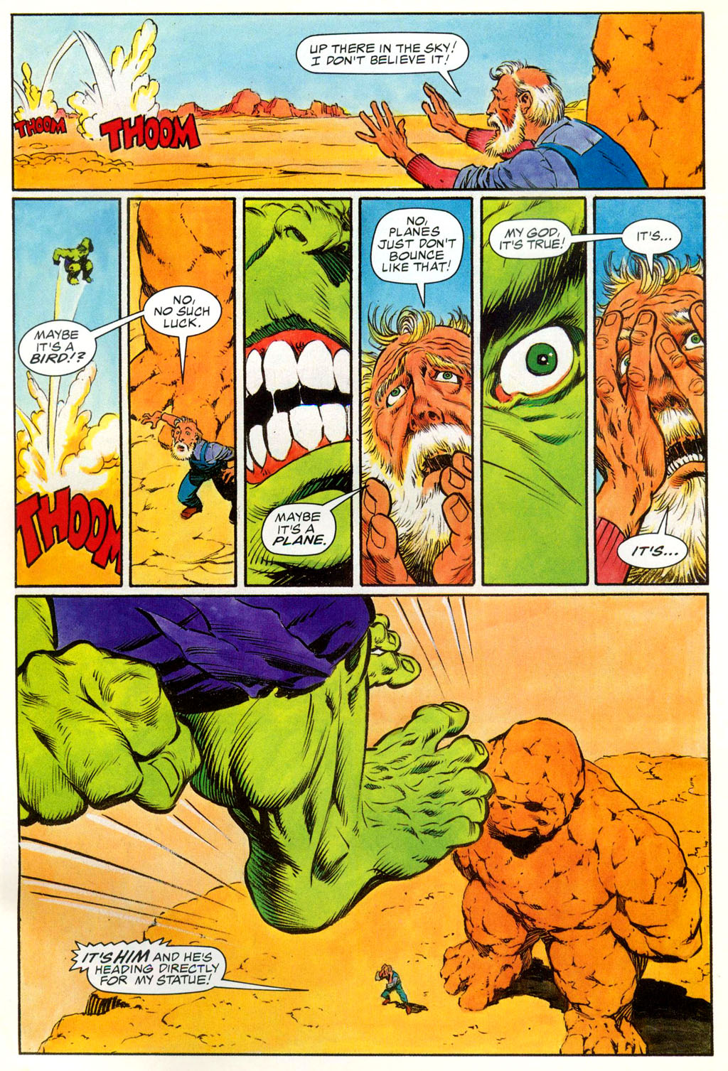 Read online Marvel Graphic Novel comic -  Issue #29 - Hulk & Thing - The Big Change - 9