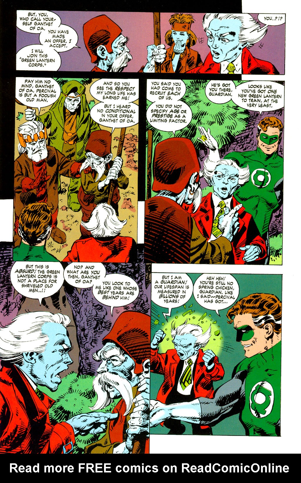 Read online Green Lantern: Ganthet's Tale comic -  Issue # Full - 21