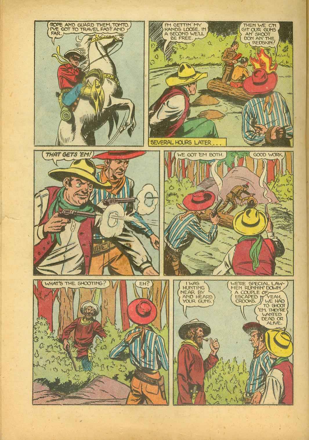 Read online The Lone Ranger (1948) comic -  Issue #31 - 34