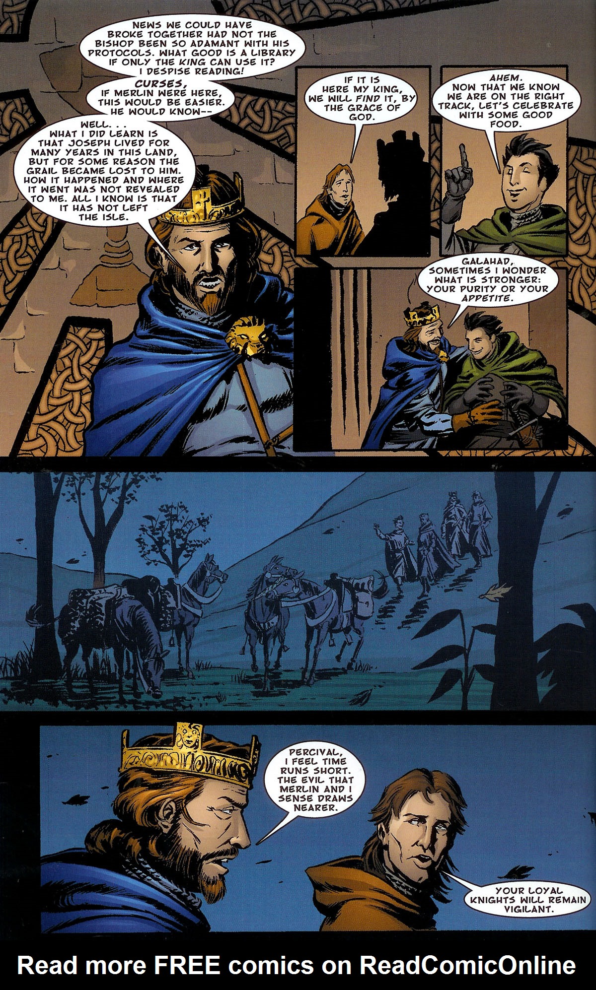 Read online Dracula vs King Arthur comic -  Issue #2 - 10