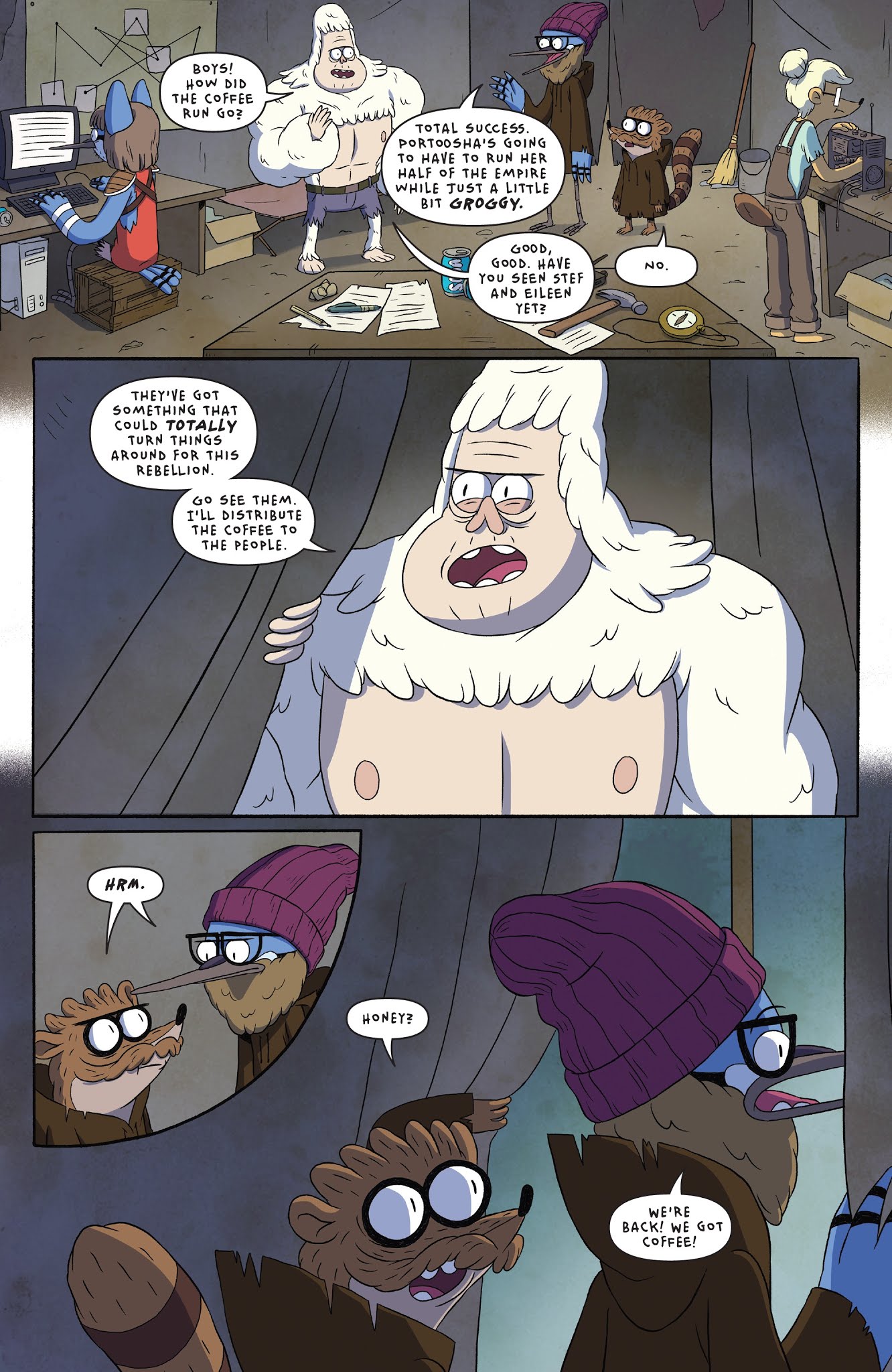 Read online Regular Show: 25 Years Later comic -  Issue #6 - 11