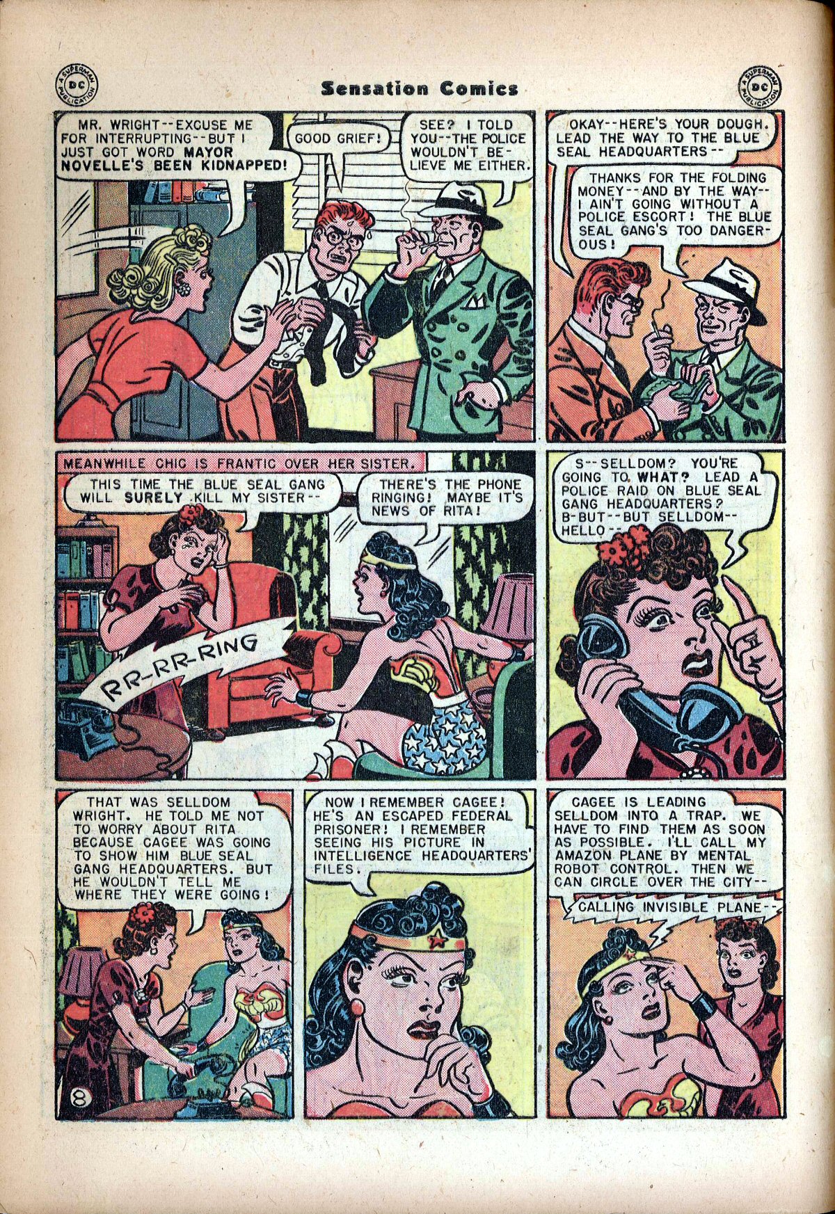 Read online Sensation (Mystery) Comics comic -  Issue #72 - 10