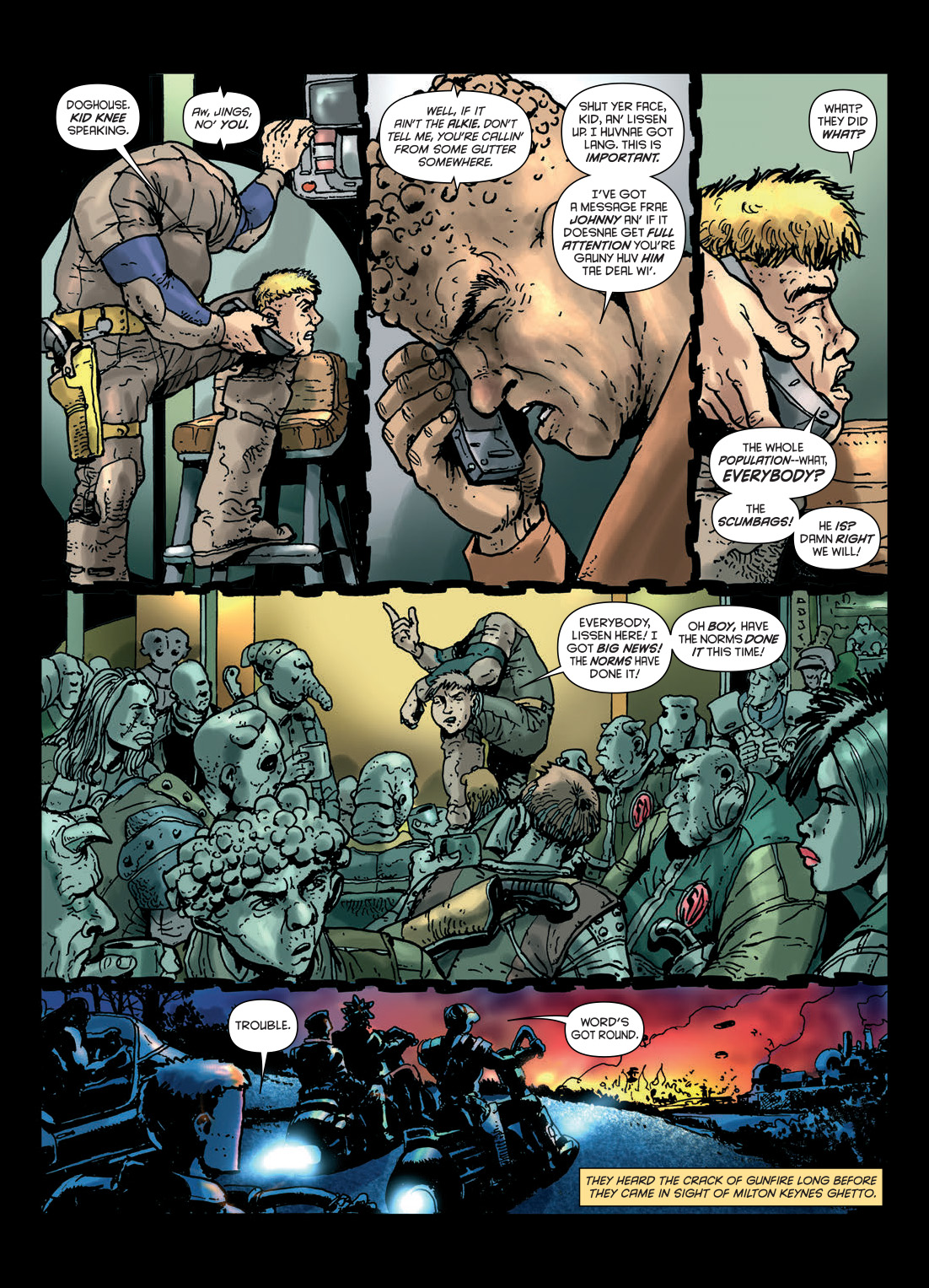 Read online Strontium Dog: The Life and Death of Johnny Alpha: Dogs of War comic -  Issue # TPB - 33