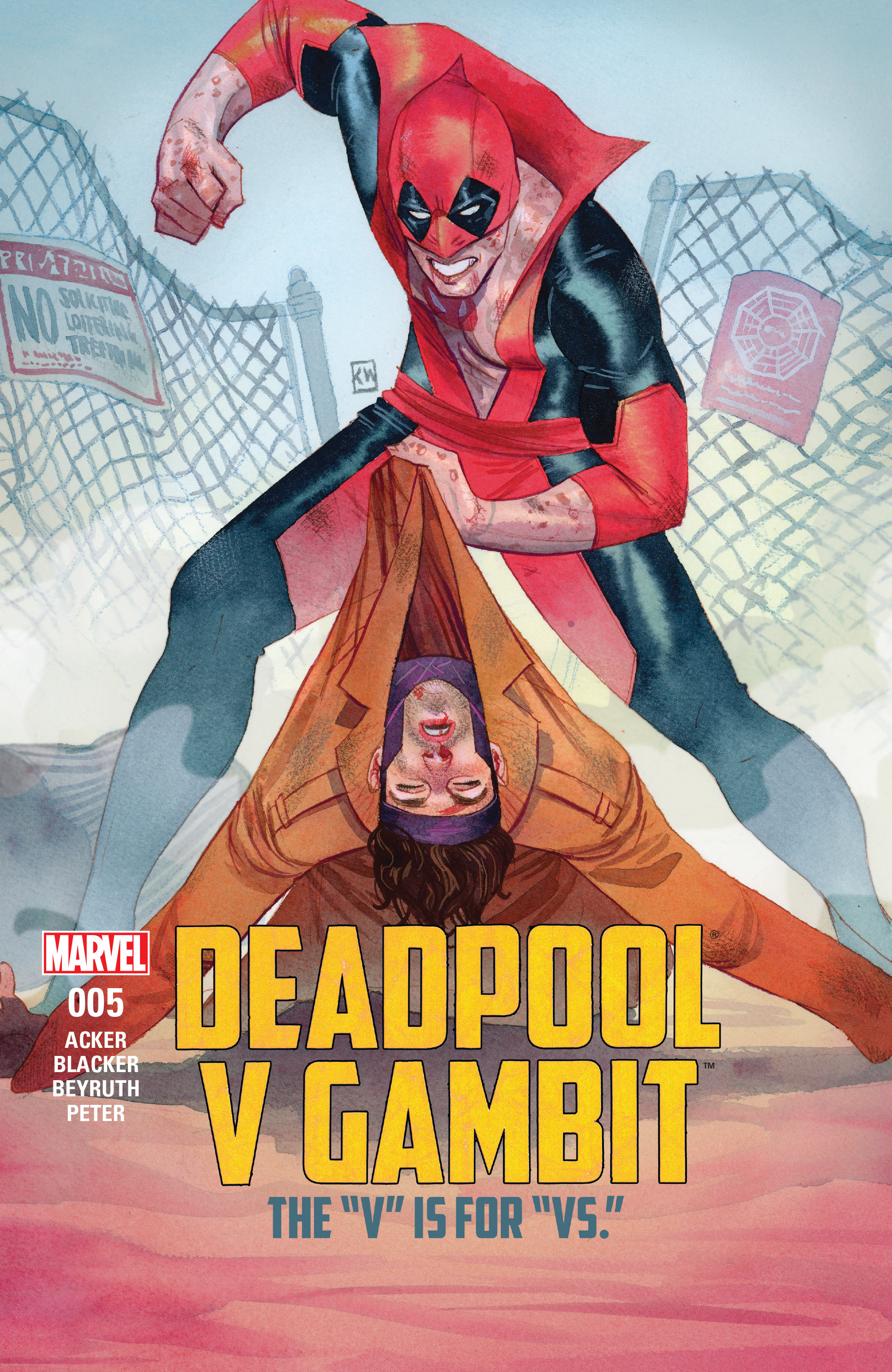 Read online Deadpool V Gambit comic -  Issue #5 - 1