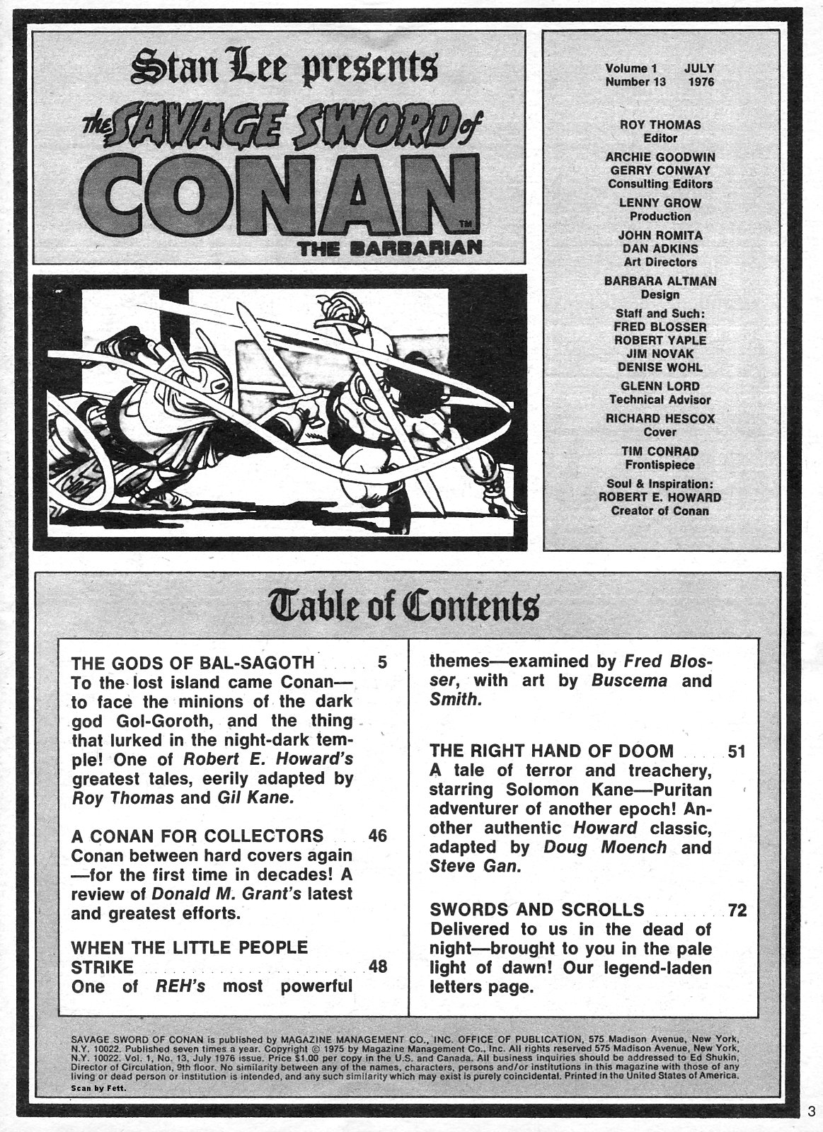 Read online The Savage Sword Of Conan comic -  Issue #13 - 3