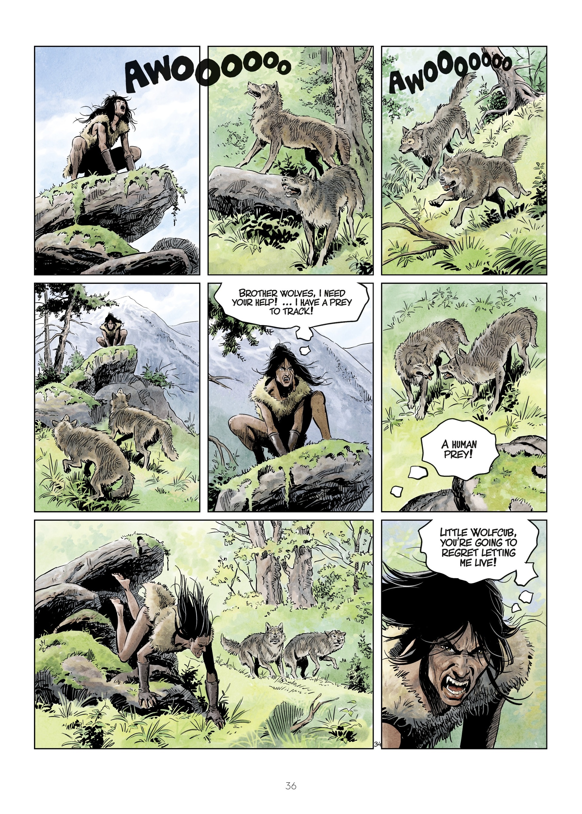 Read online The World of Thorgal: Wolfcub comic -  Issue #5 - 38