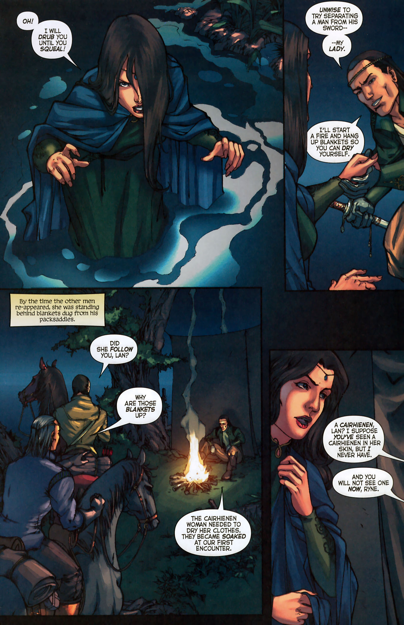 Read online Robert Jordan's The Wheel of Time New Spring comic Issue 7