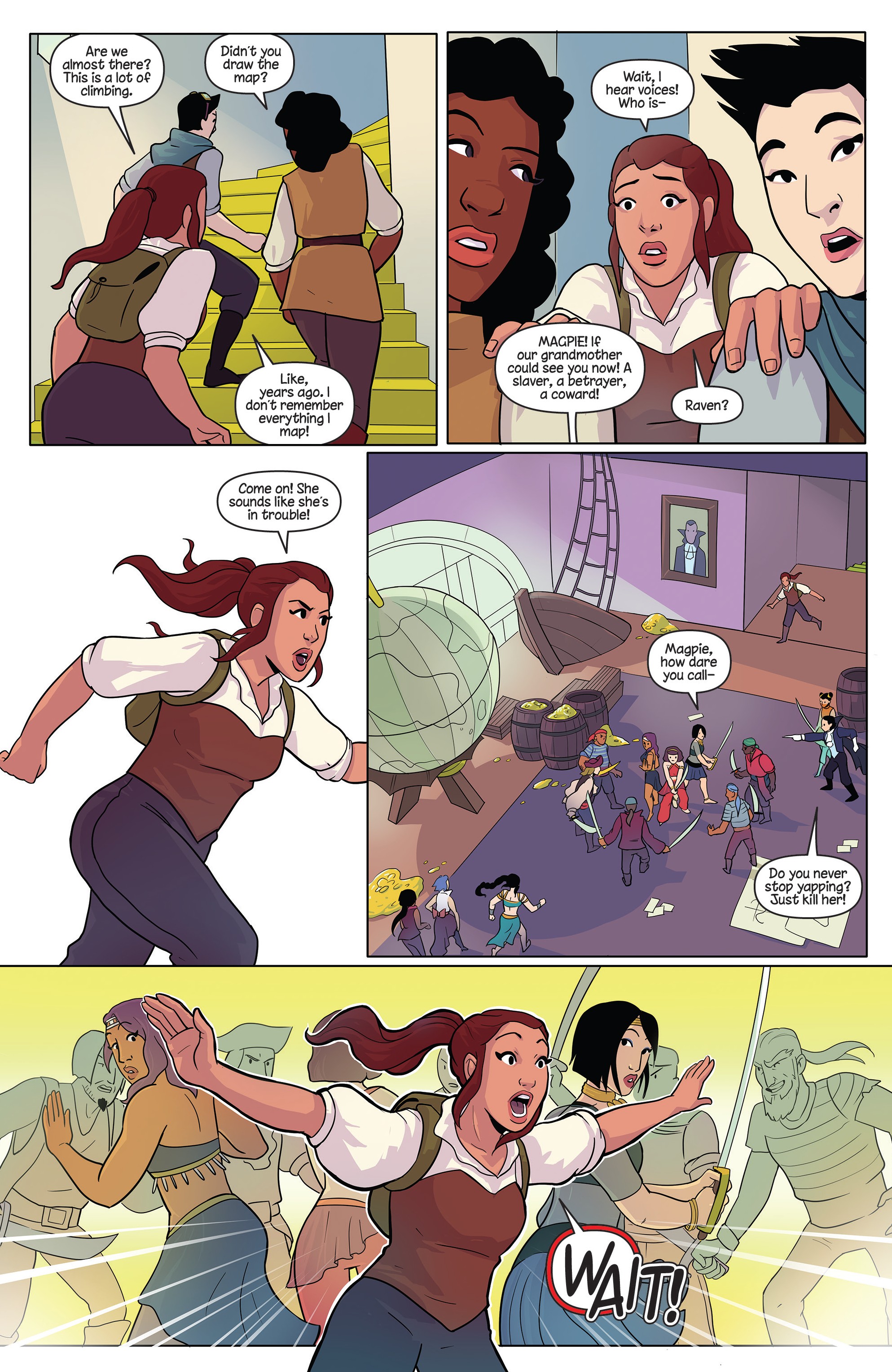 Read online Princeless Raven Year Two: Love and Revenge comic -  Issue # _TPB Assault On Golden Rock - 114