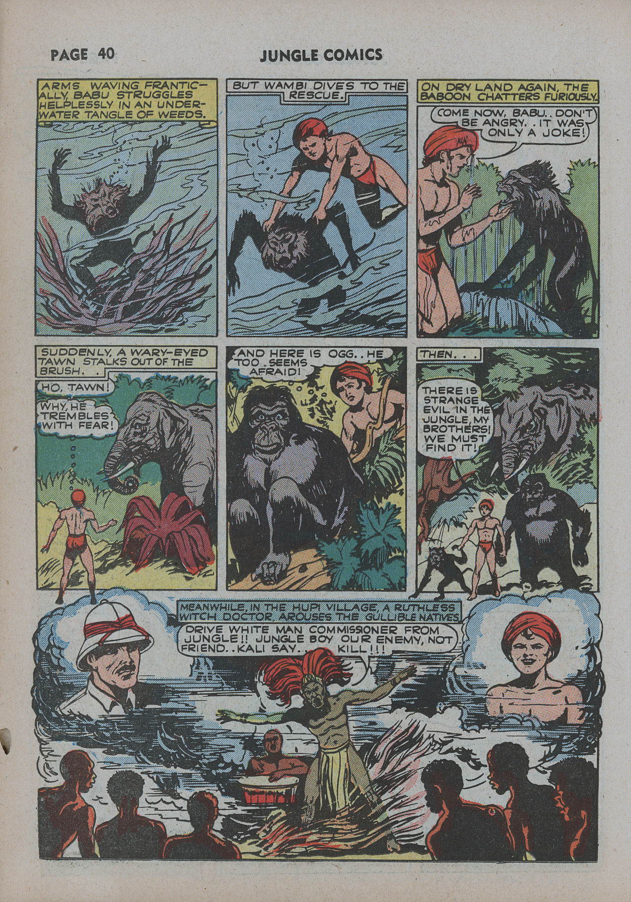 Read online Jungle Comics comic -  Issue #31 - 43