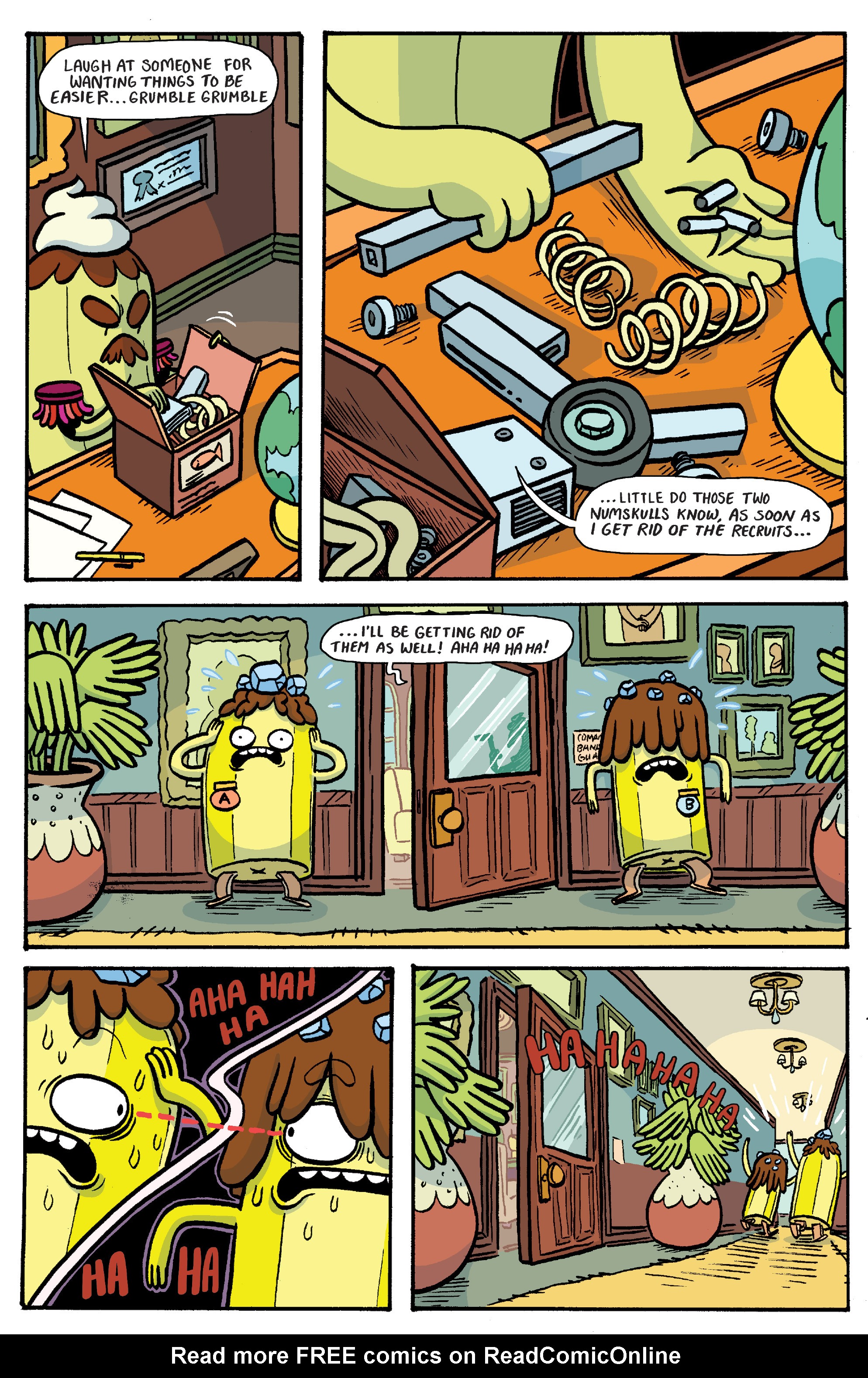 Read online Adventure Time: Banana Guard Academ comic -  Issue #4 - 5