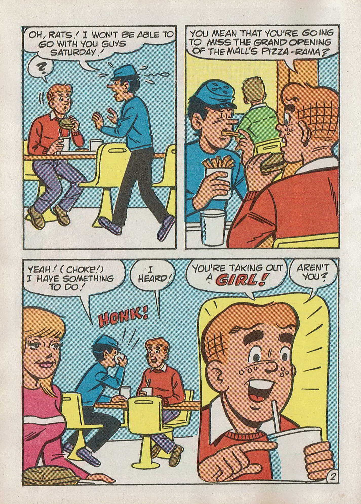 Read online Jughead Jones Comics Digest comic -  Issue #68 - 70