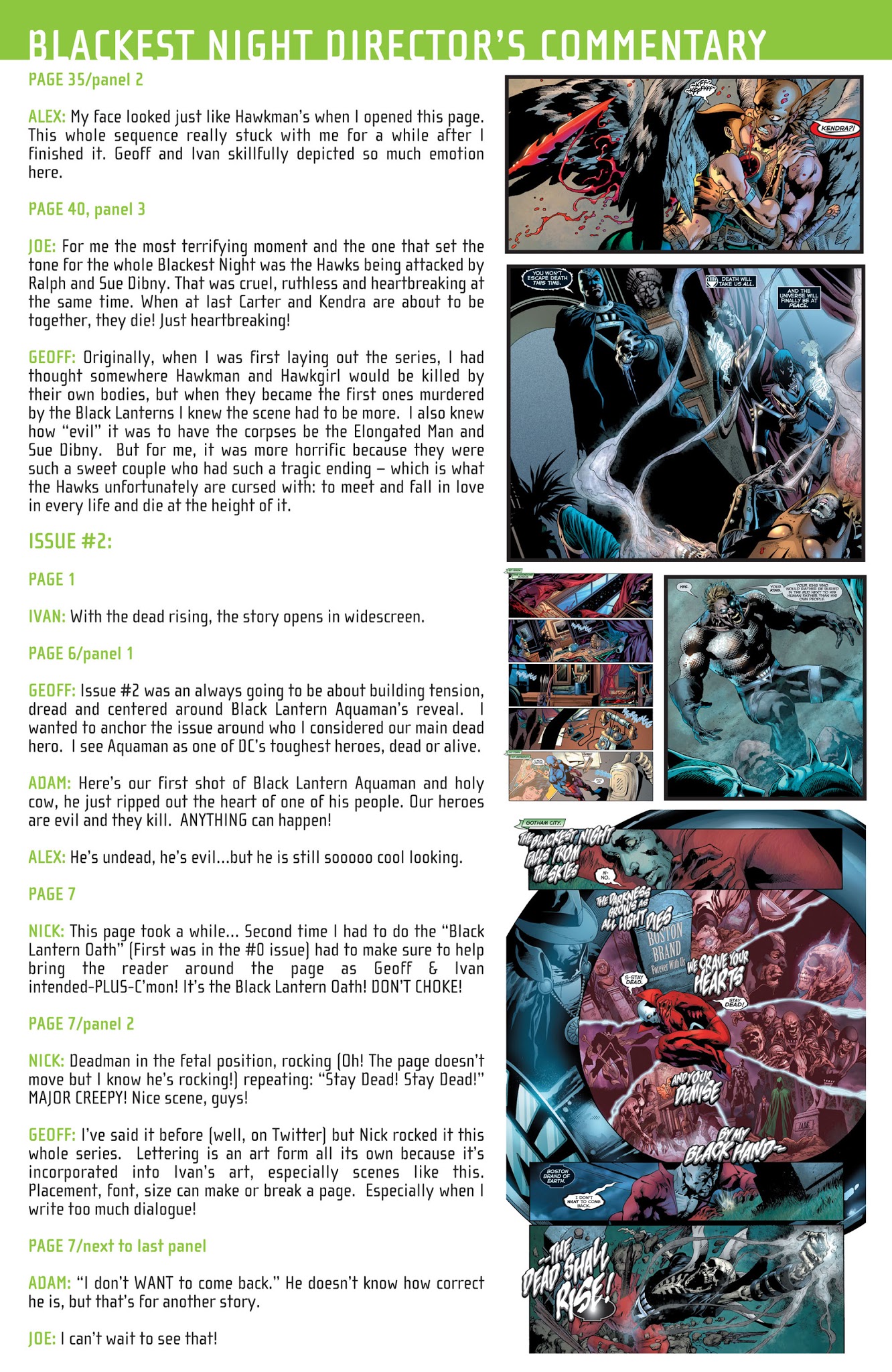 Read online Blackest Night Director's Cut comic -  Issue # Full - 6