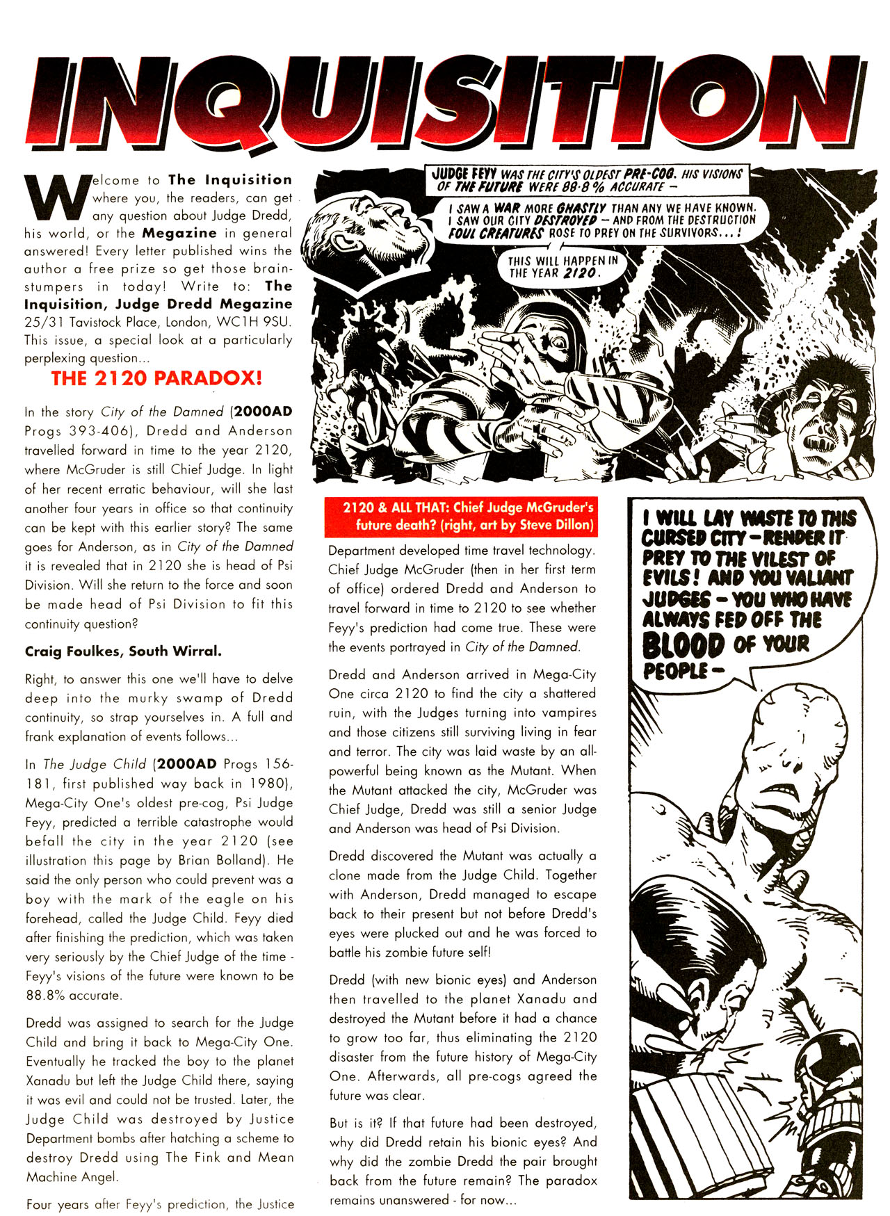 Read online Judge Dredd: The Megazine (vol. 2) comic -  Issue #61 - 31