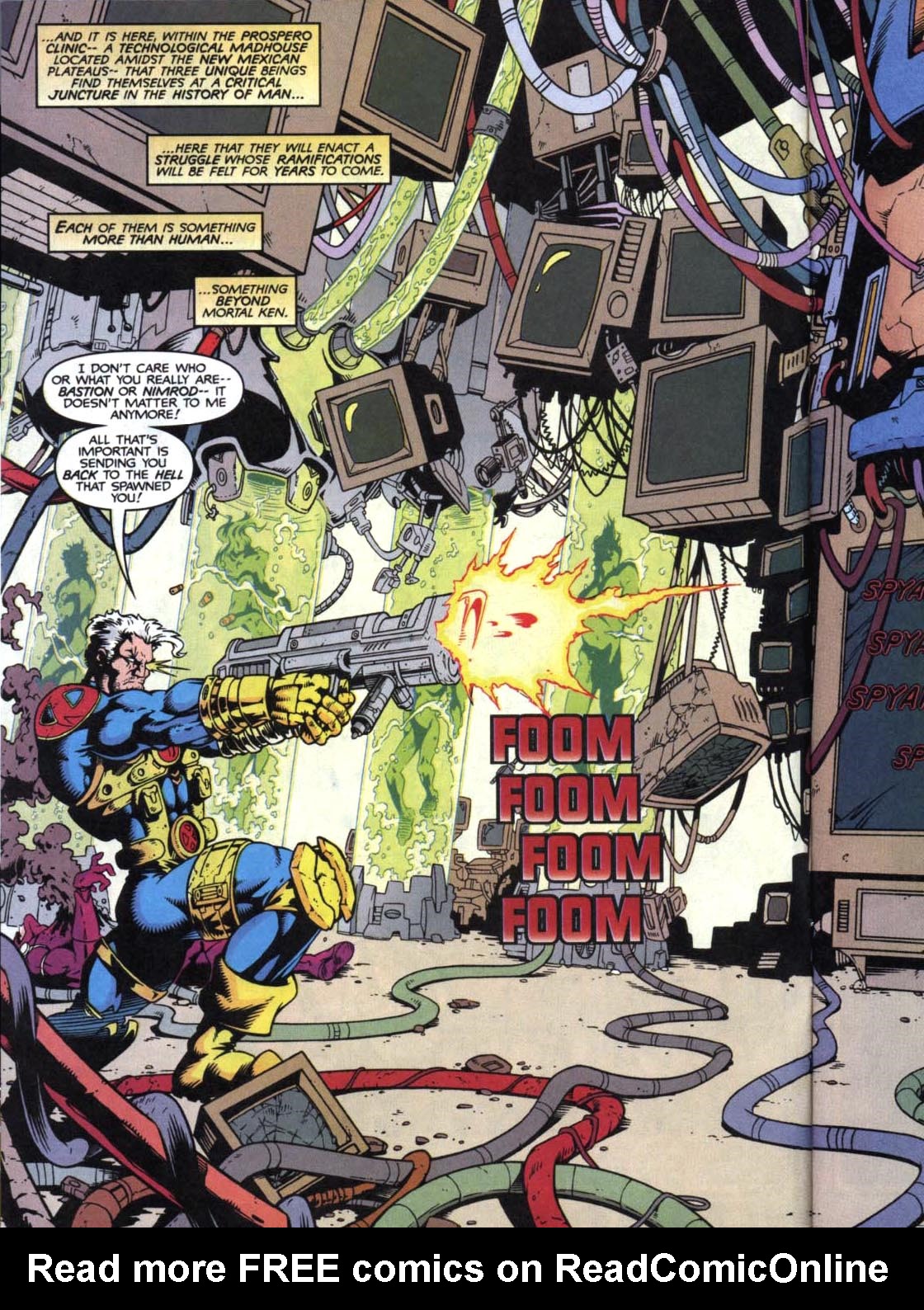 Read online Machine Man/Bastion '98 comic -  Issue # Full - 4