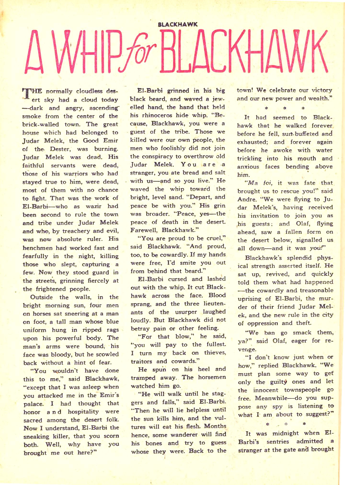 Read online Blackhawk (1957) comic -  Issue #11 - 34