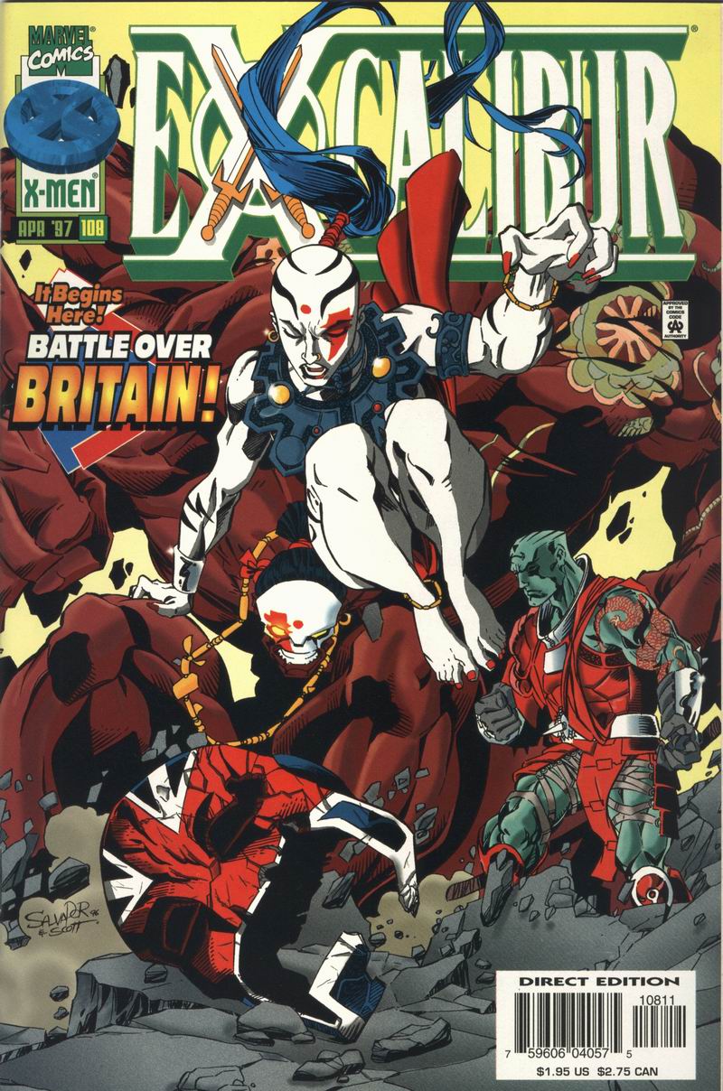 Read online Excalibur (1988) comic -  Issue #108 - 1