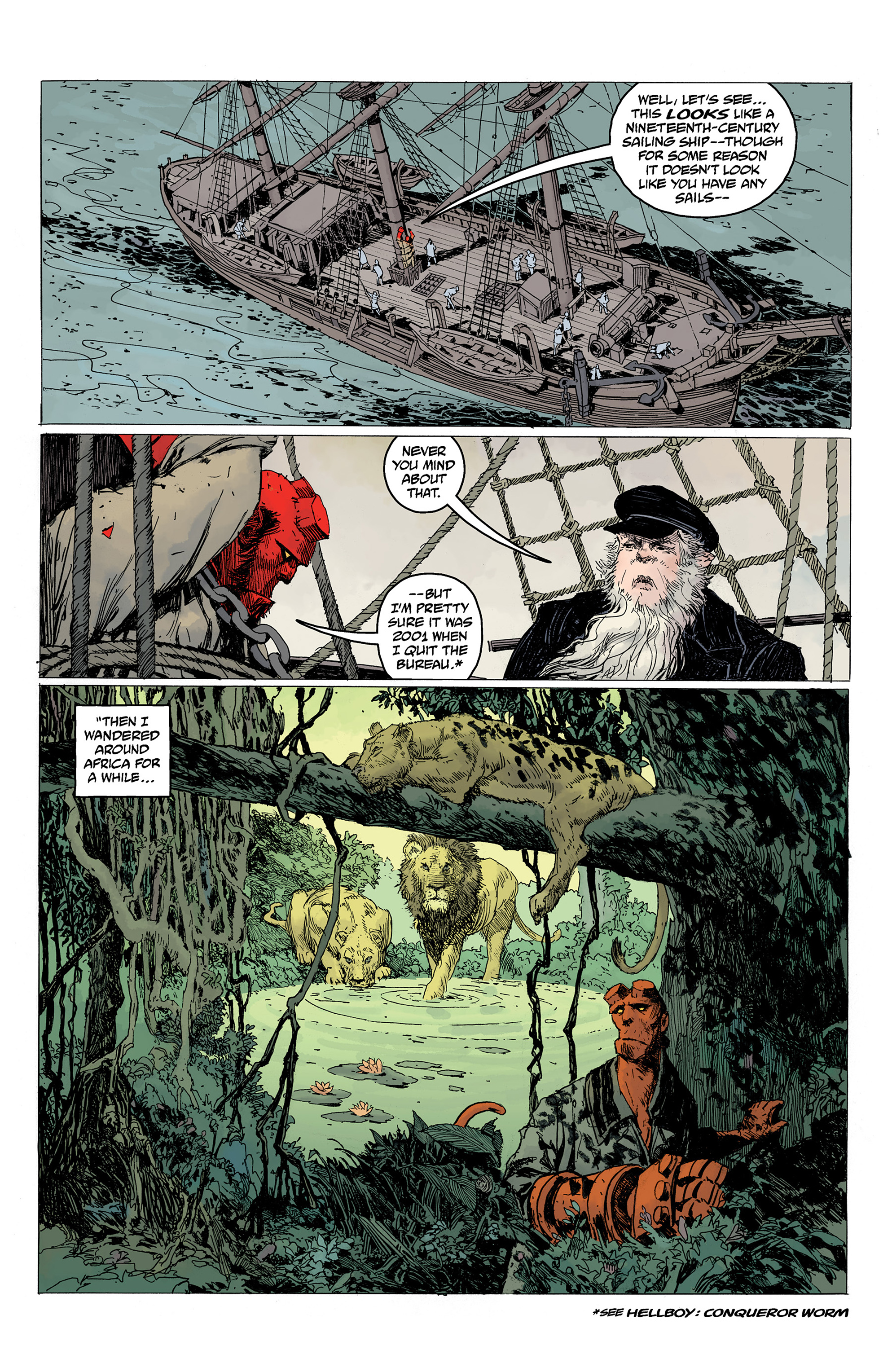 Read online Hellboy: Into the Silent Sea comic -  Issue # Full - 18