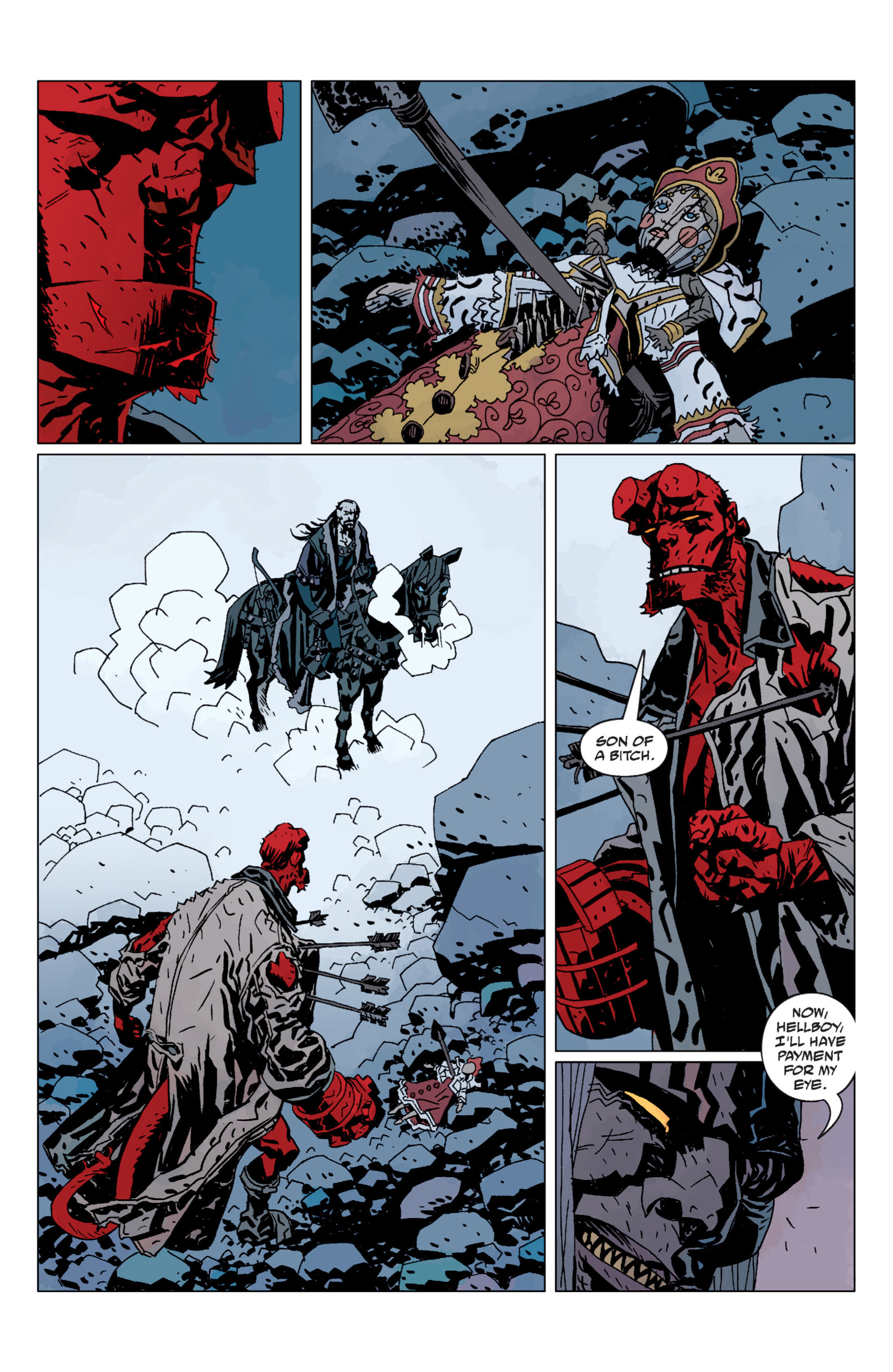 Read online Hellboy comic -  Issue #8 - 112