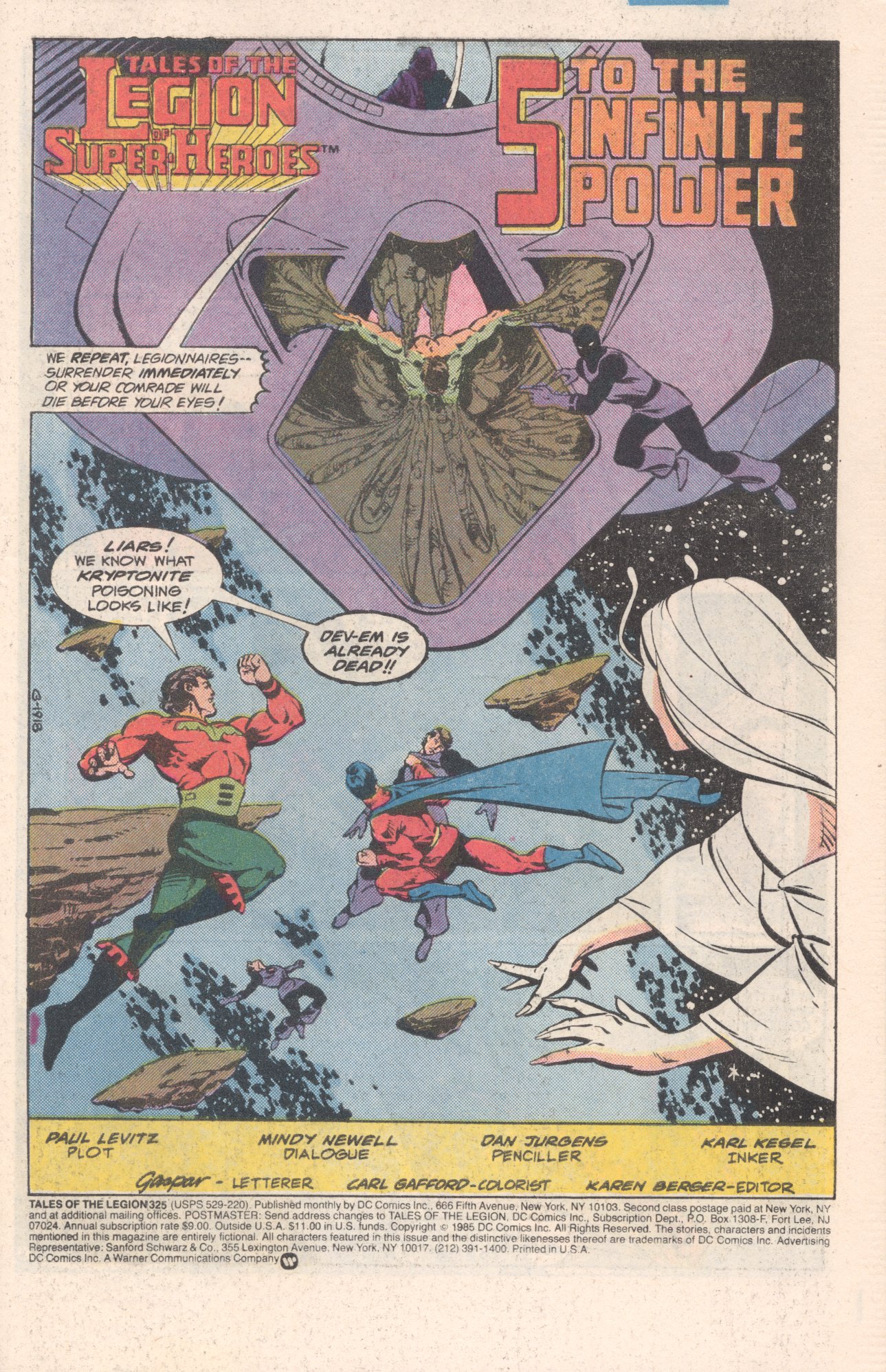 Read online Tales of the Legion comic -  Issue #325 - 2