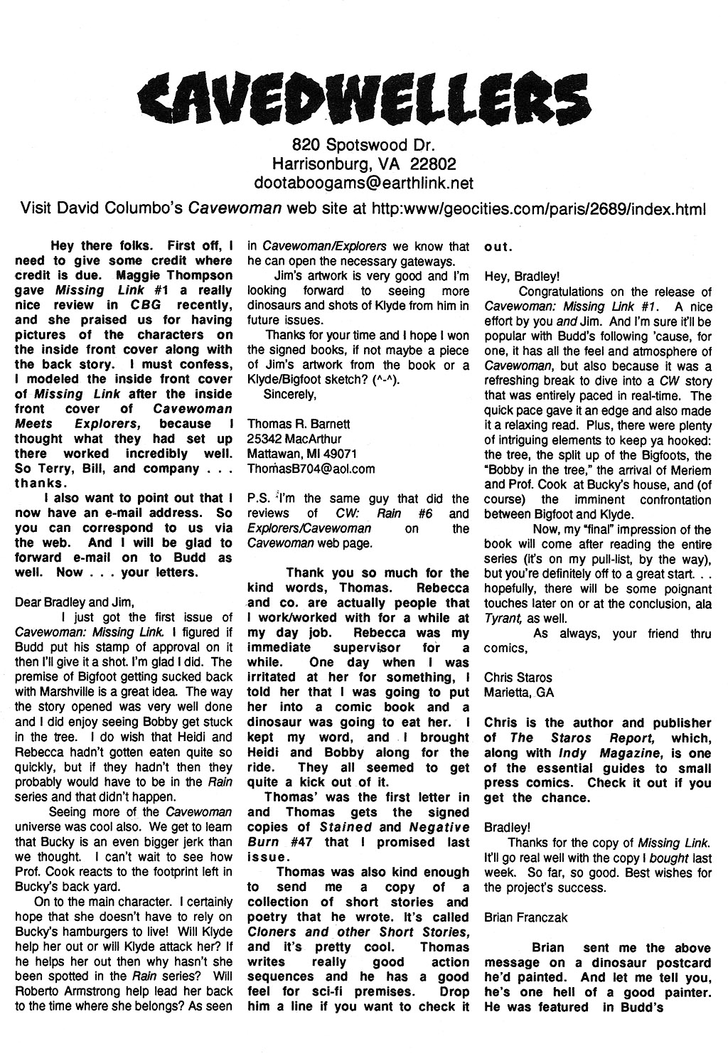 Read online Cavewoman: Missing Link comic -  Issue #2 - 27