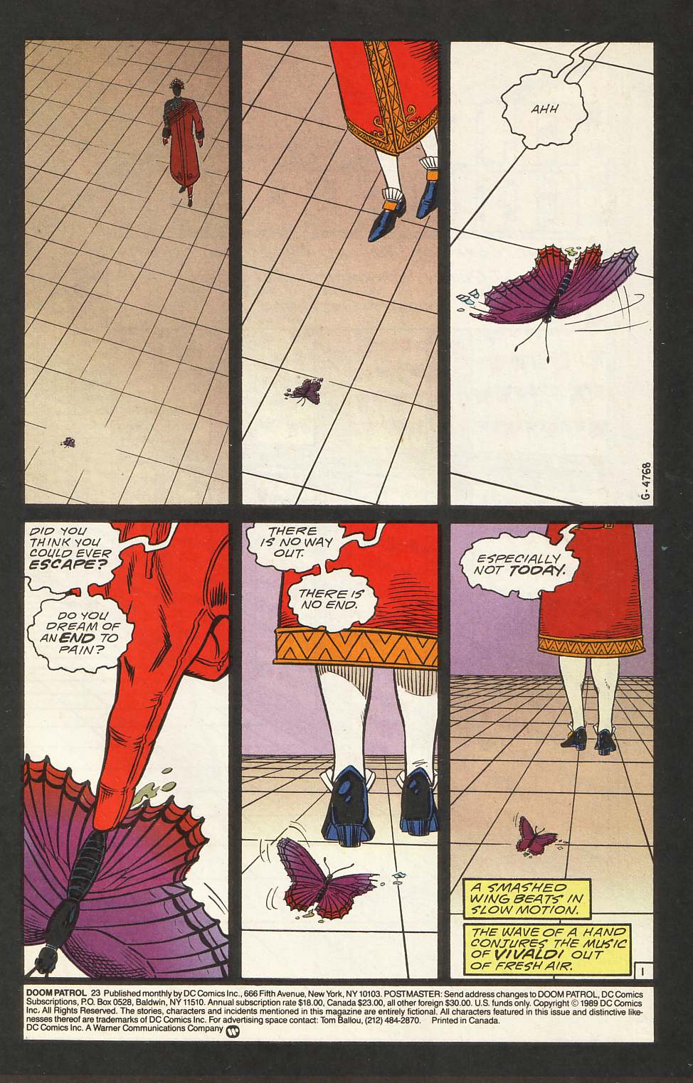 Read online Doom Patrol (1987) comic -  Issue #23 - 2