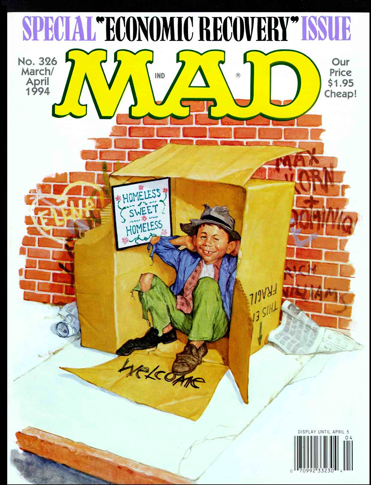 Read online MAD comic -  Issue #326 - 1