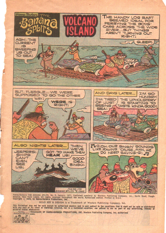 Read online Banana Splits comic -  Issue #5 - 2