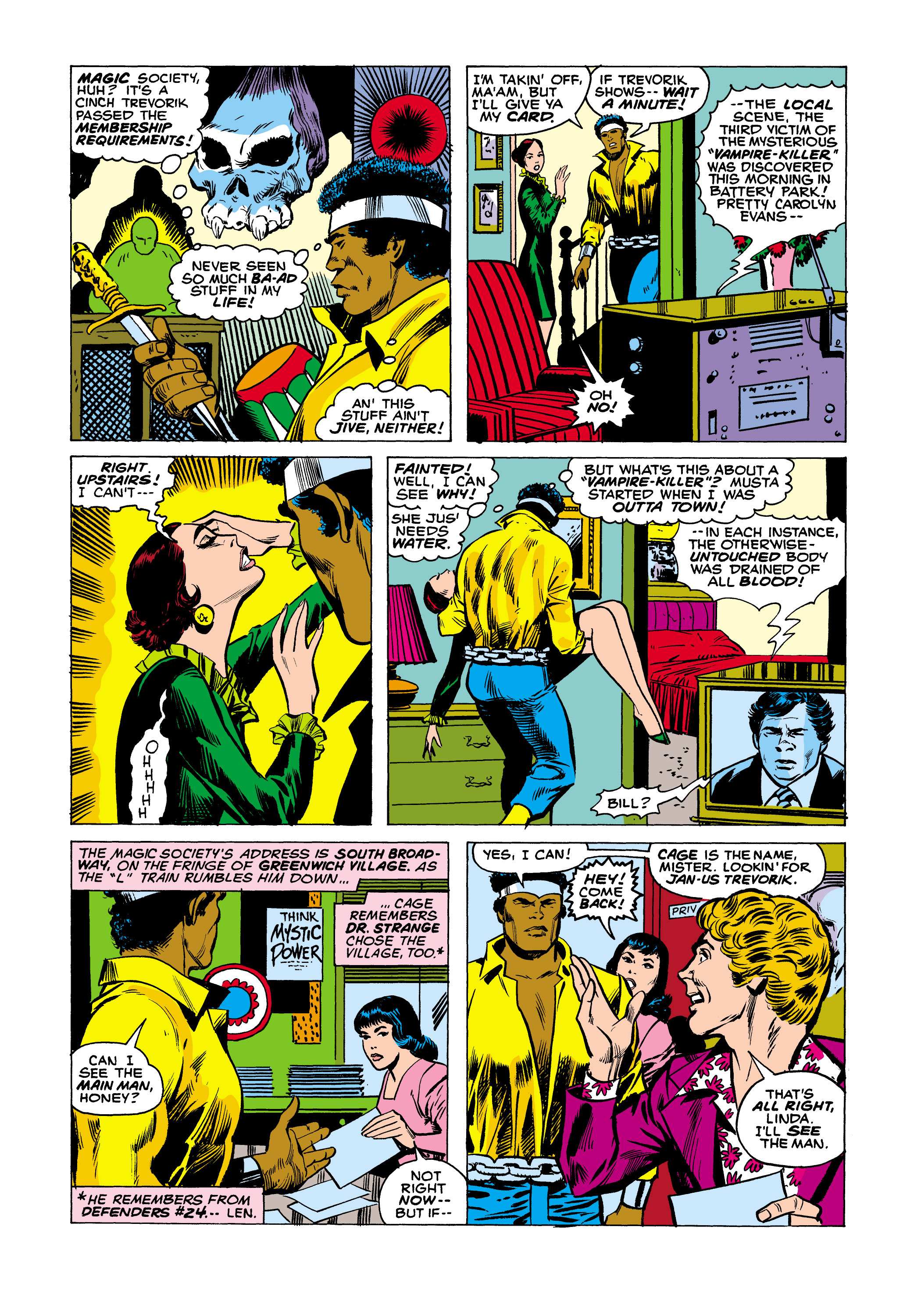 Read online Marvel Masterworks: Luke Cage, Power Man comic -  Issue # TPB 2 (Part 2) - 88