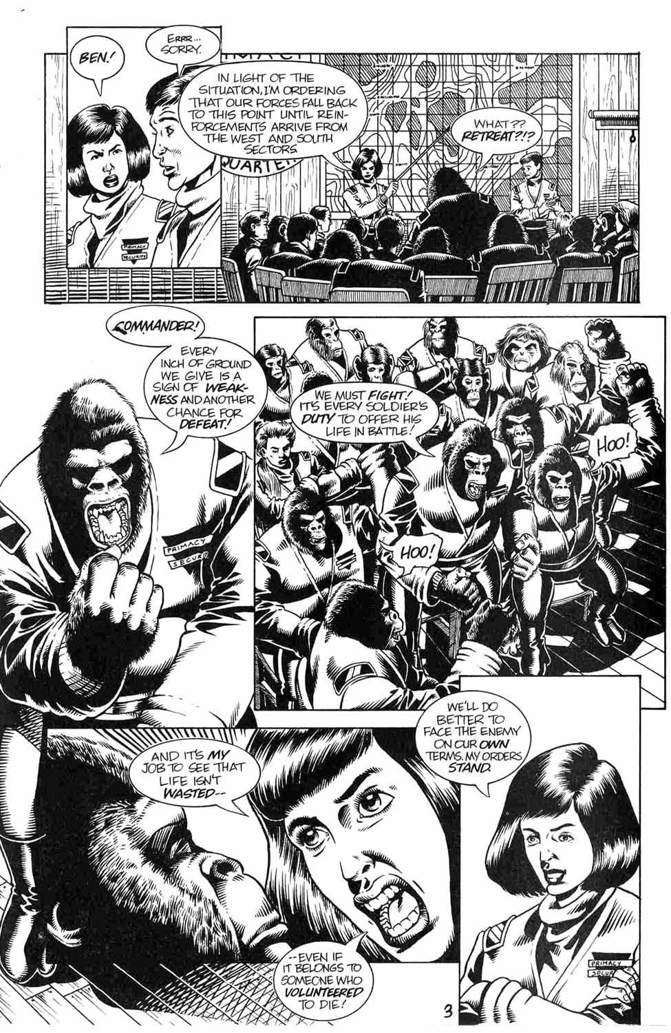 Read online Planet of the Apes: The Forbidden Zone comic -  Issue #4 - 5