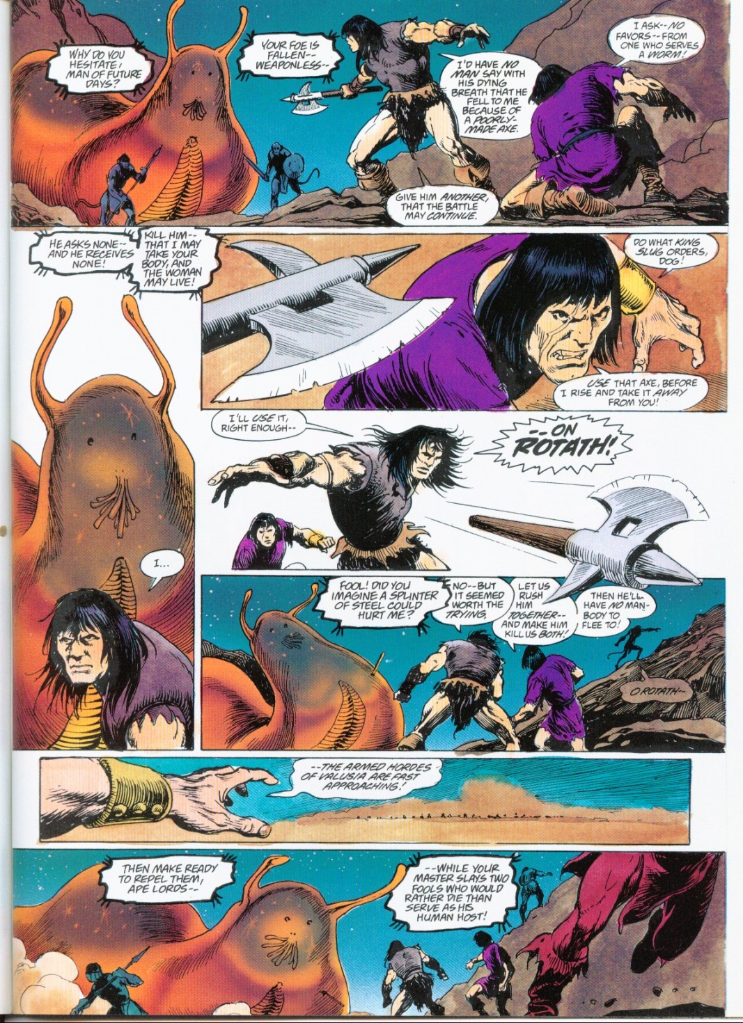 Read online Marvel Graphic Novel comic -  Issue #73 - Conan - The Ravagers Out of Time - 49
