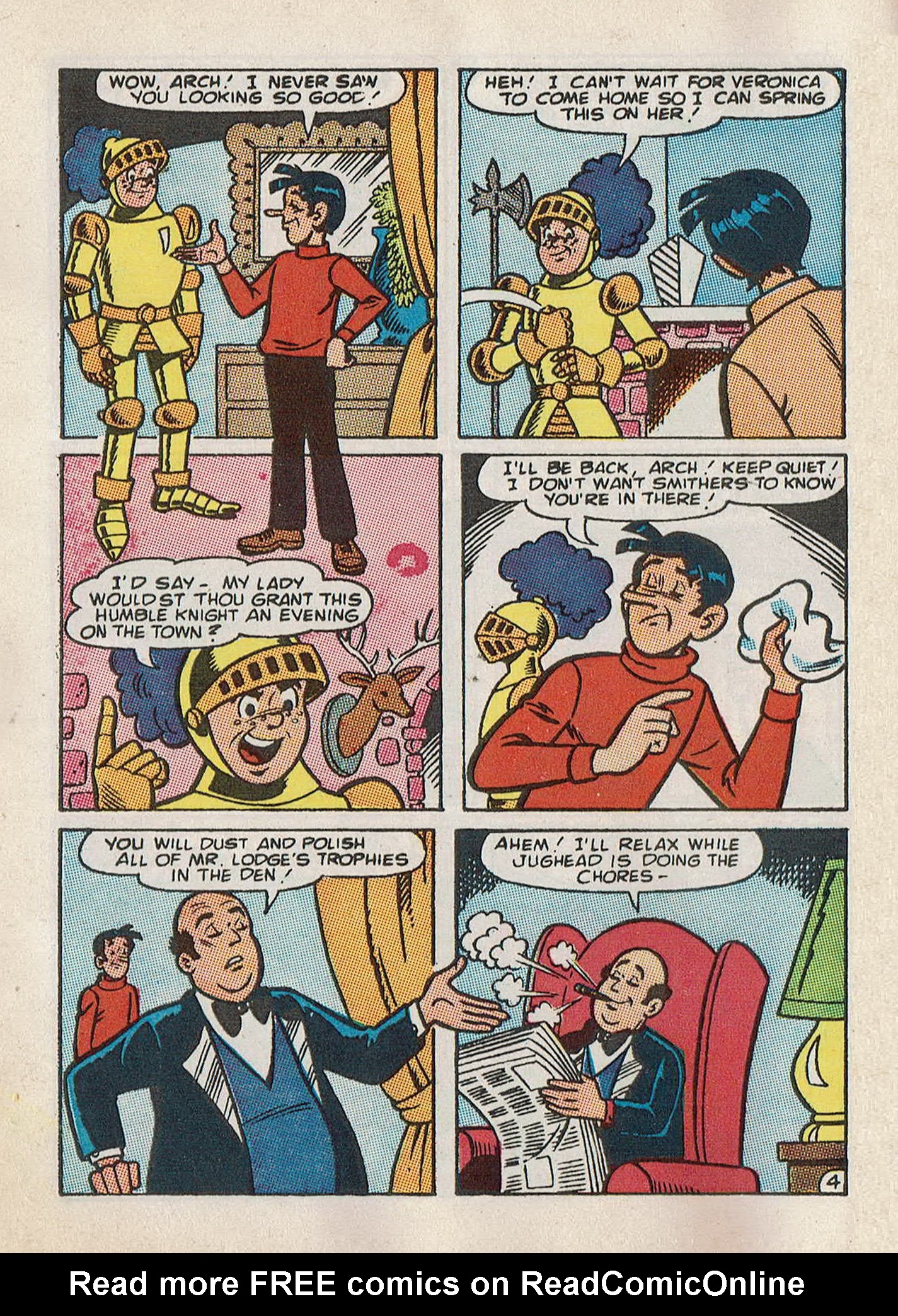 Read online Jughead Jones Comics Digest comic -  Issue #60 - 72