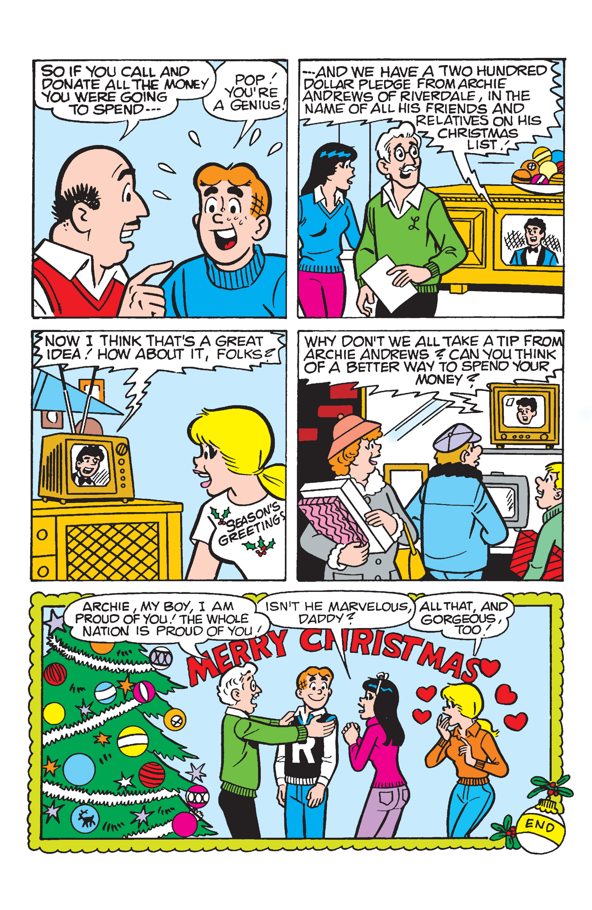 Read online Archie's Christmas Spirit comic -  Issue # TPB - 84