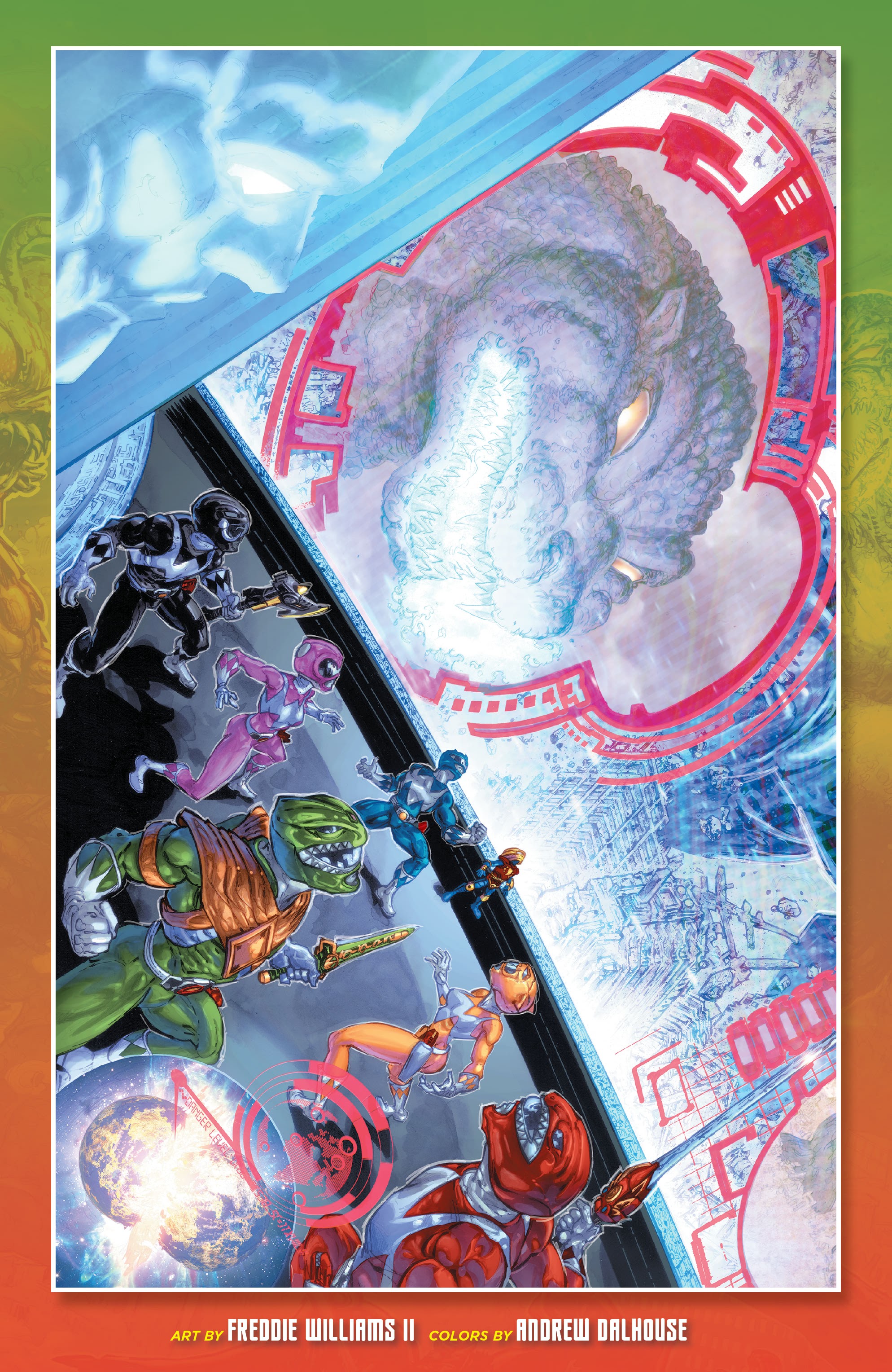 Read online Godzilla vs. The Mighty Morphin Power Rangers comic -  Issue #1 - 24