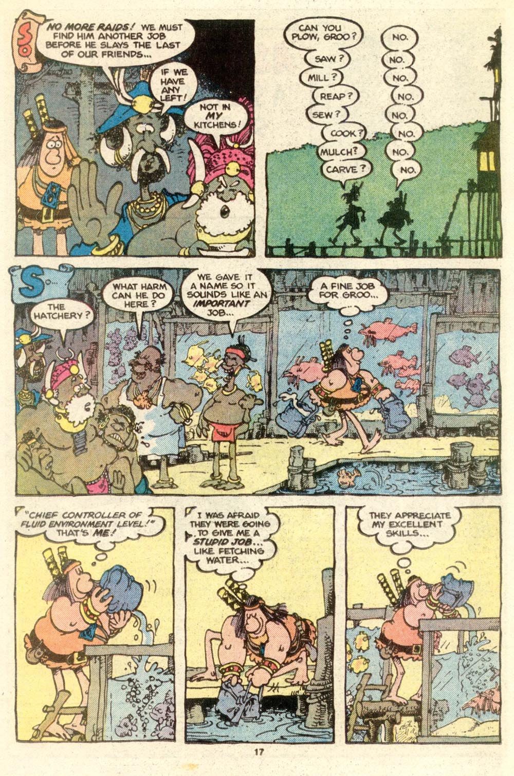 Read online Sergio Aragonés Groo the Wanderer comic -  Issue #17 - 17