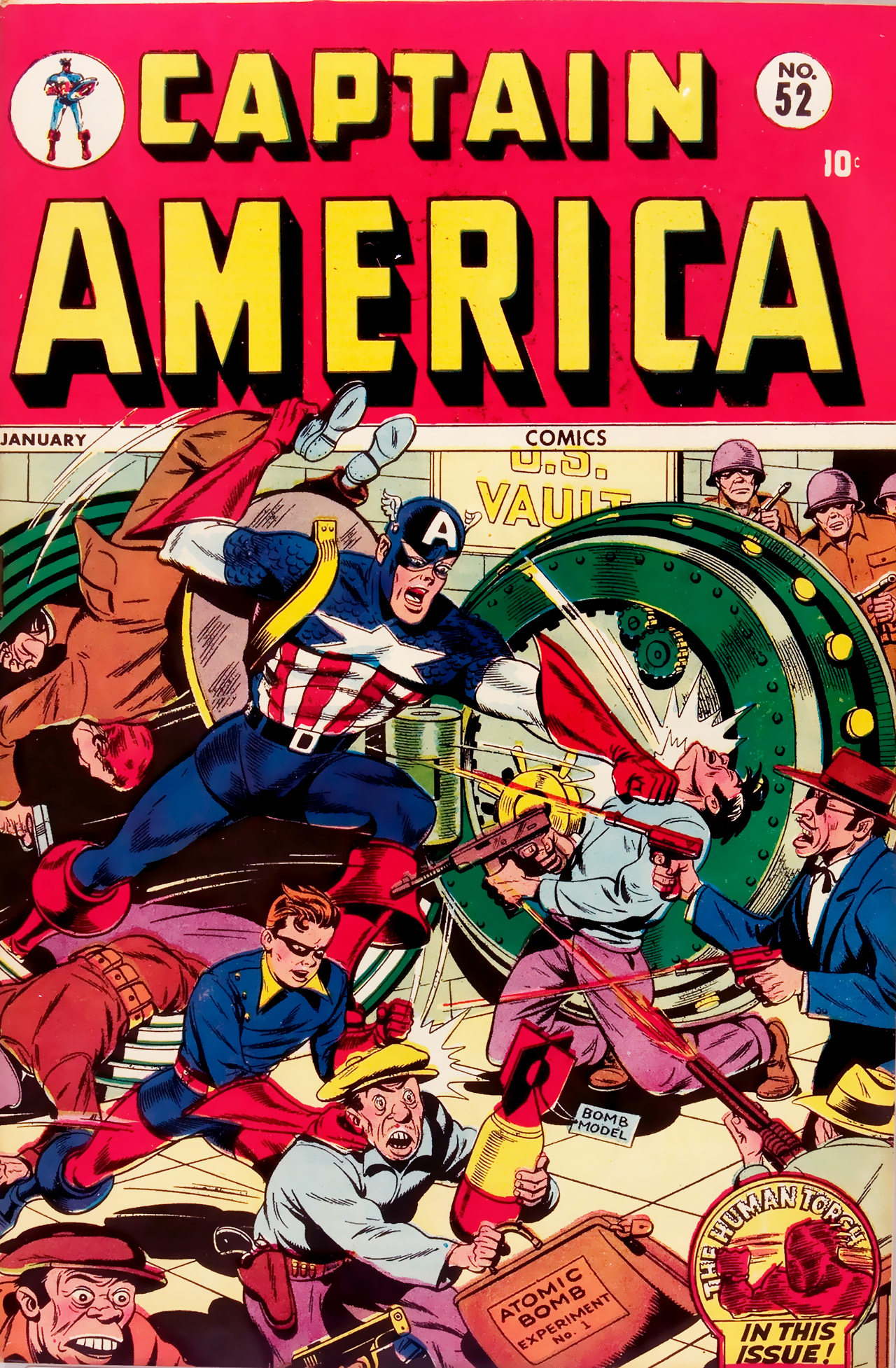 Read online Captain America Comics comic -  Issue #52 - 1